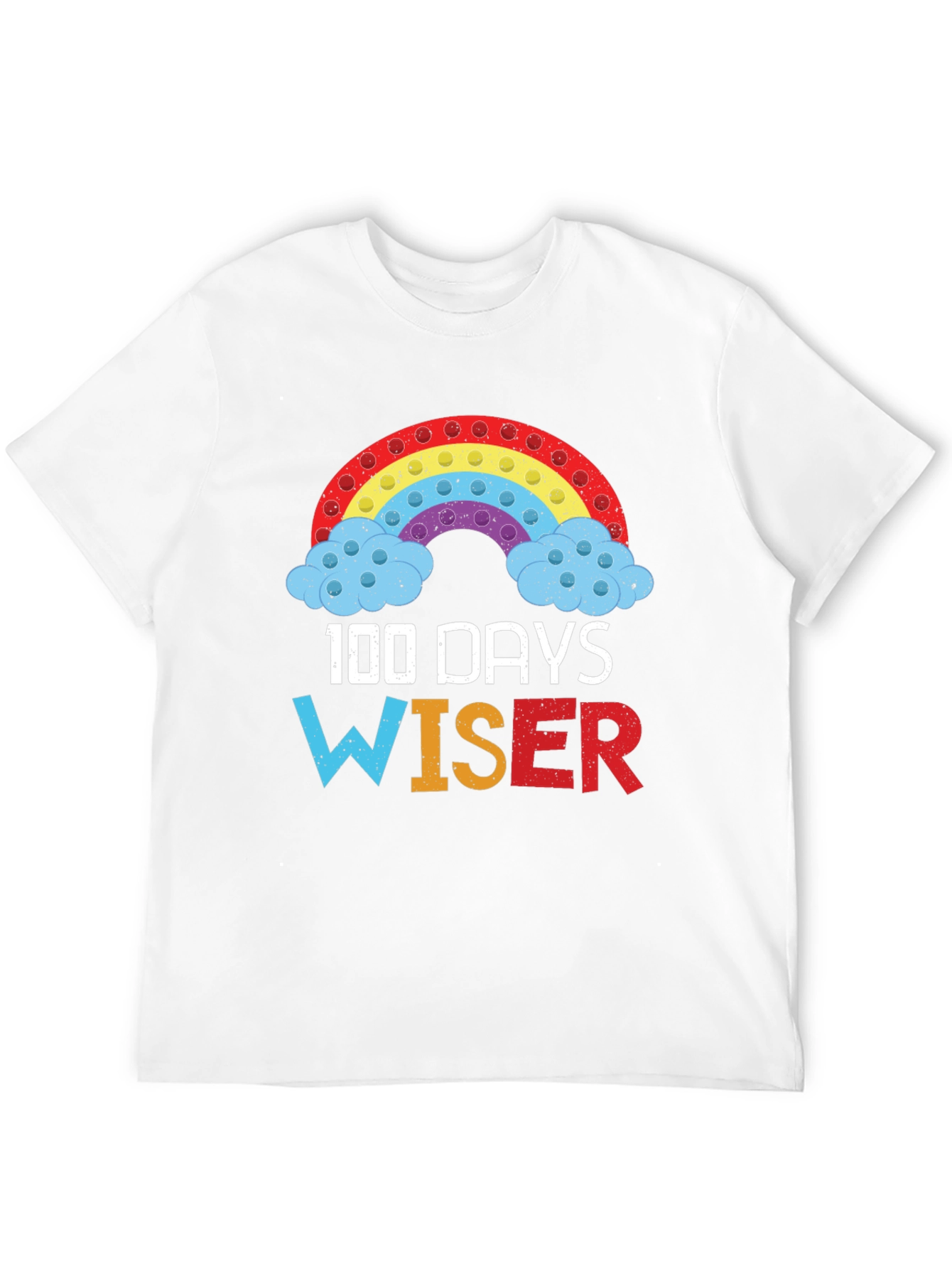 100 Days Wiser Rainbow T-Shirt