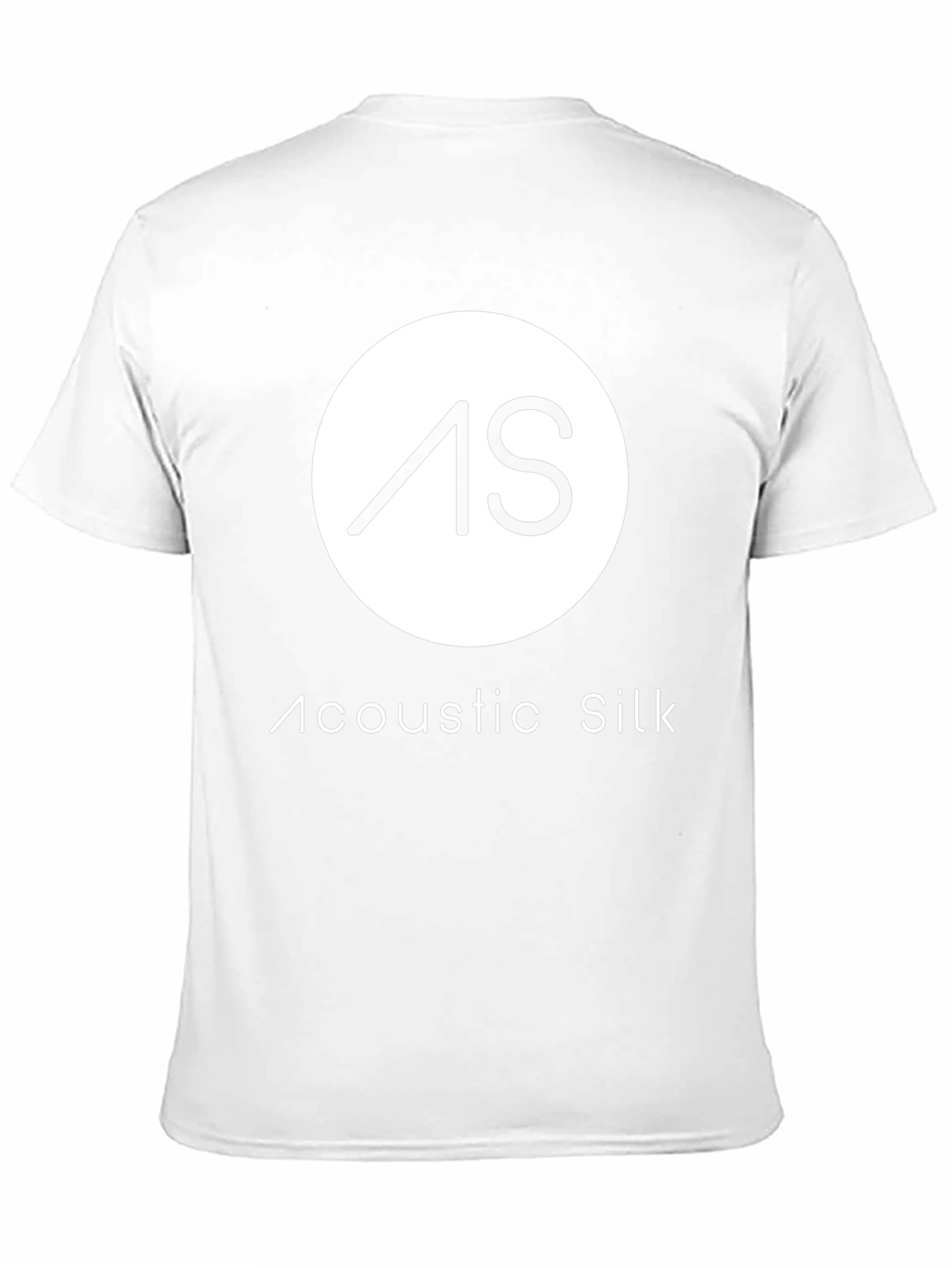 Acoustic Silk Black T-Shirt - Modern Design