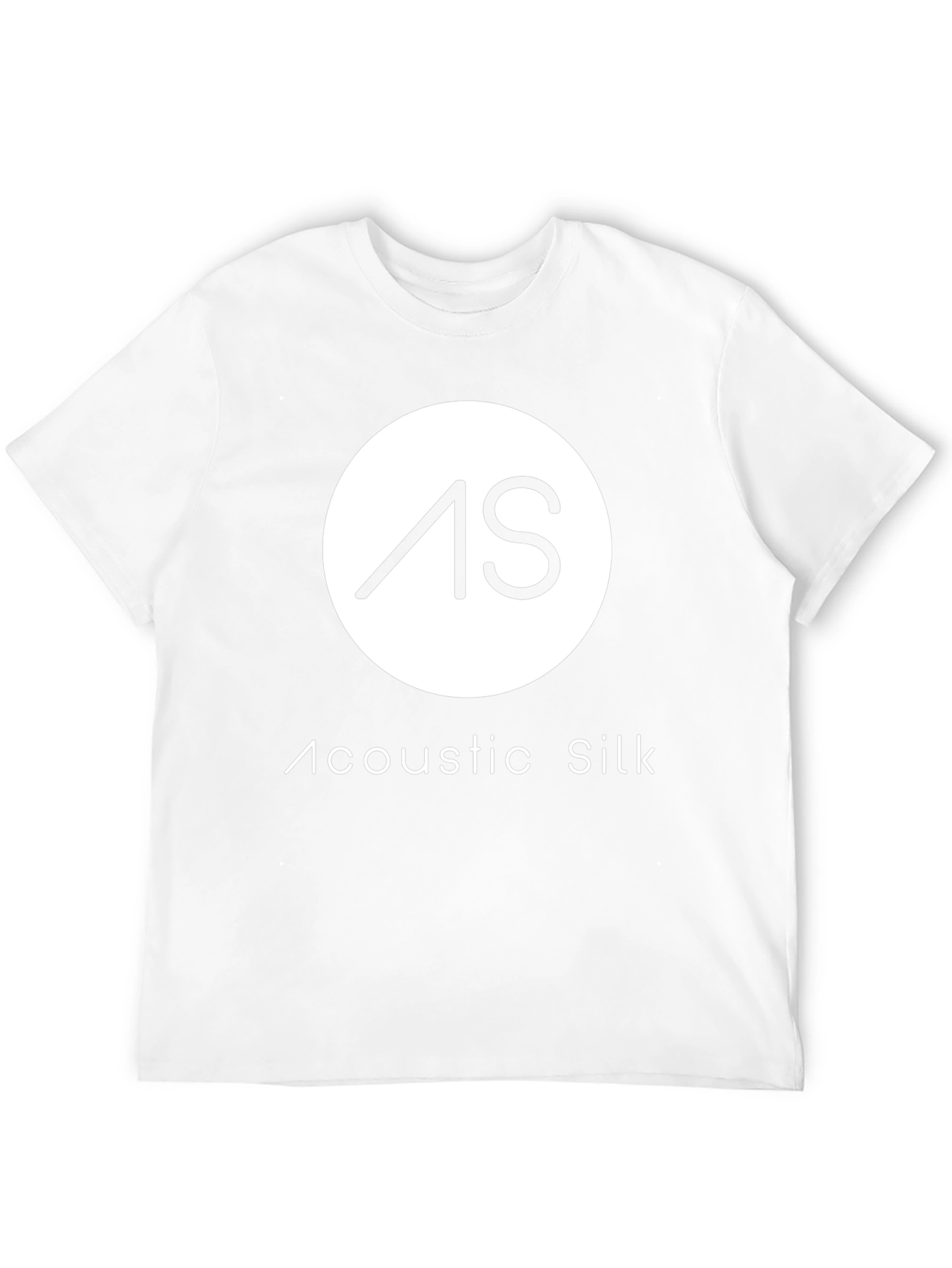 Acoustic Silk Black T-Shirt - Modern Design