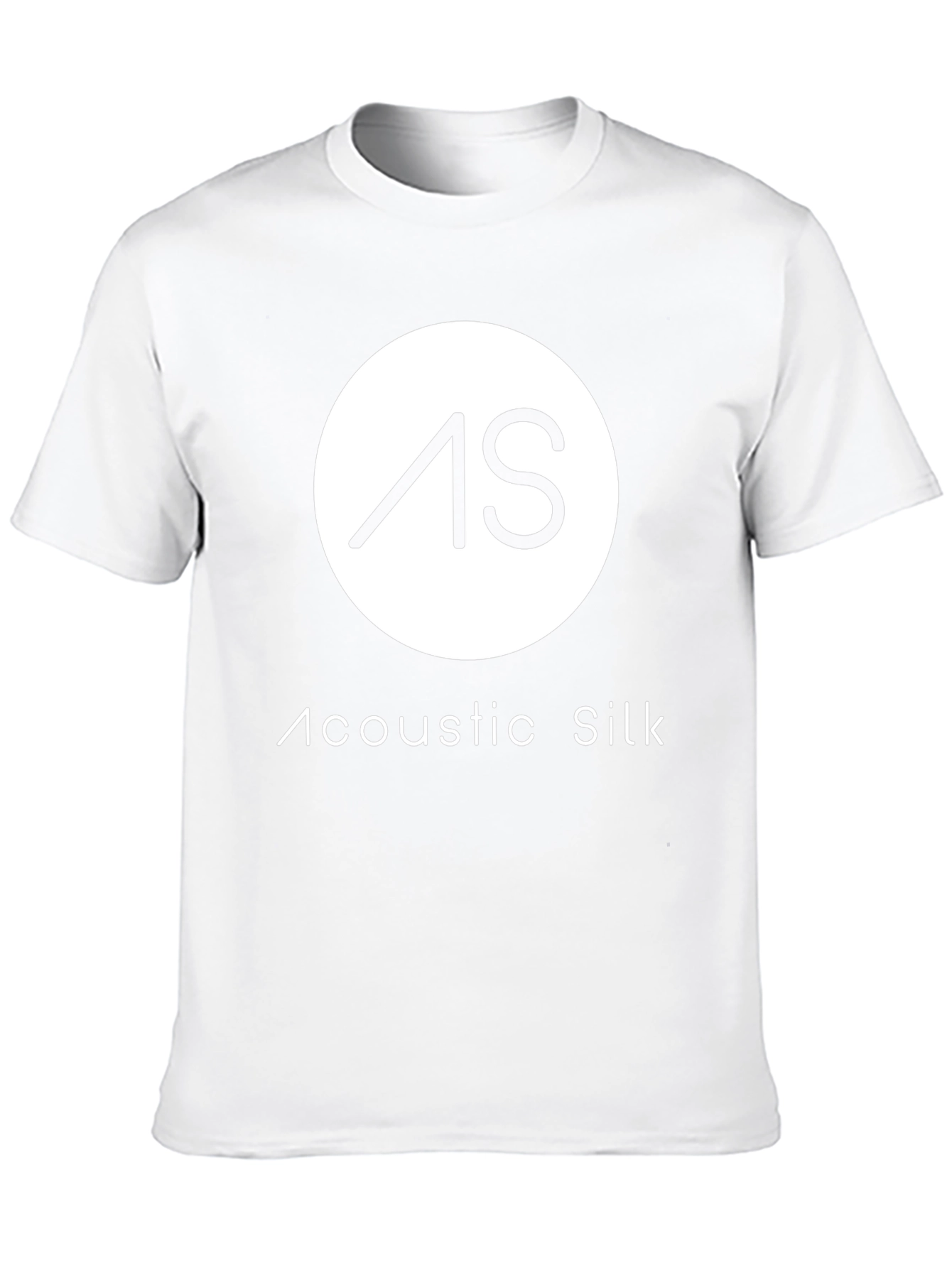 Acoustic Silk Black T-Shirt - Modern Design