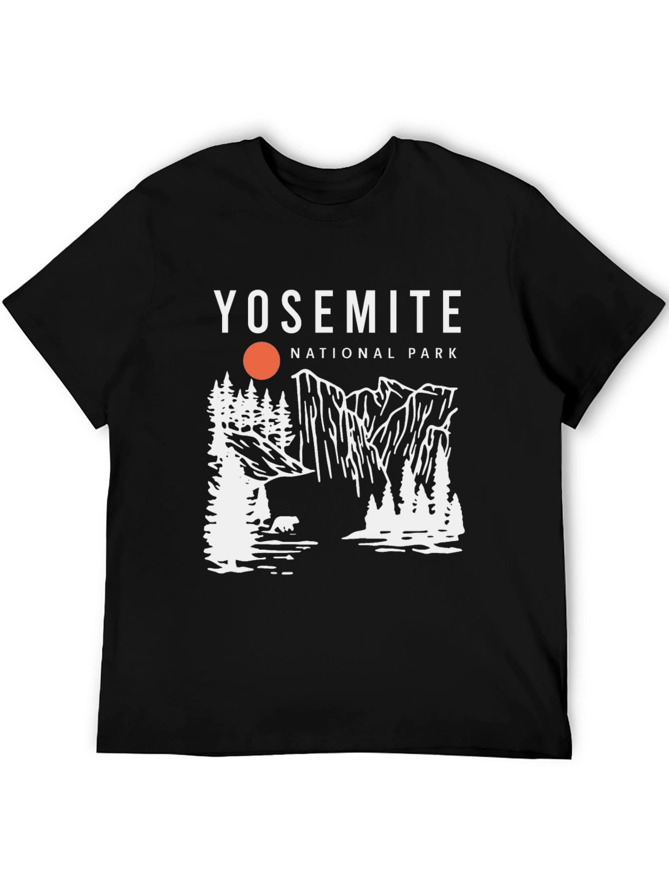 Yosemite National Park Graphic Tee - Black