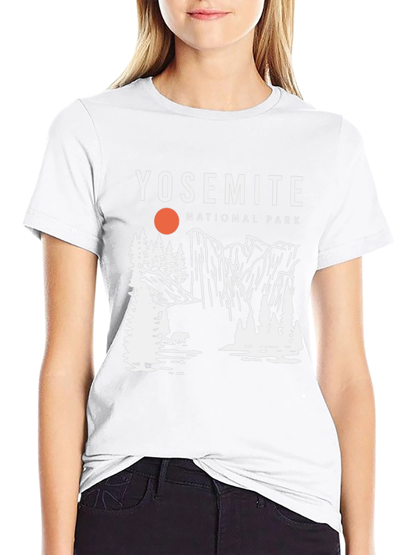 Yosemite National Park Graphic Tee - Black