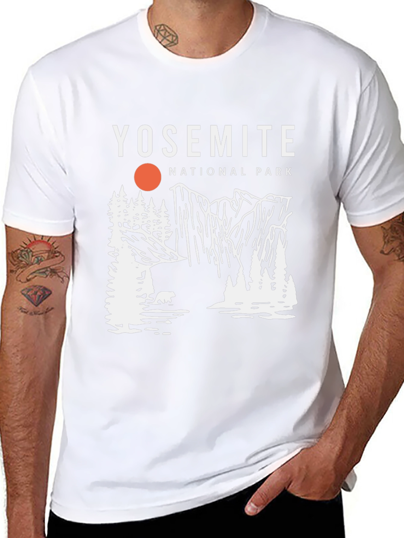 Yosemite National Park Graphic Tee - Black
