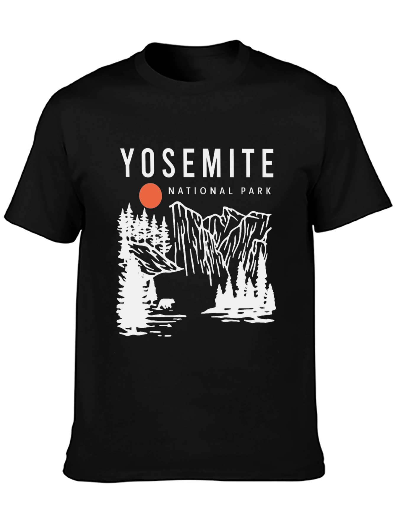 Yosemite National Park Graphic Tee - Black
