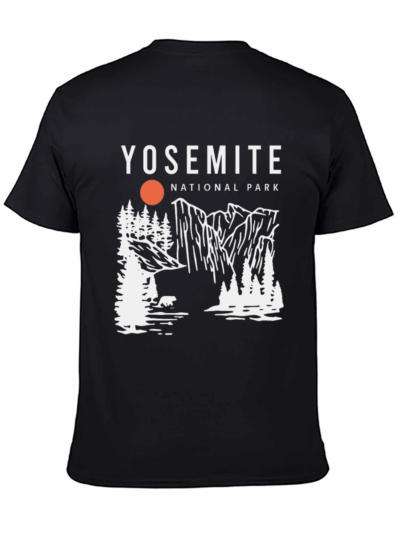 Yosemite National Park Graphic Tee - Black