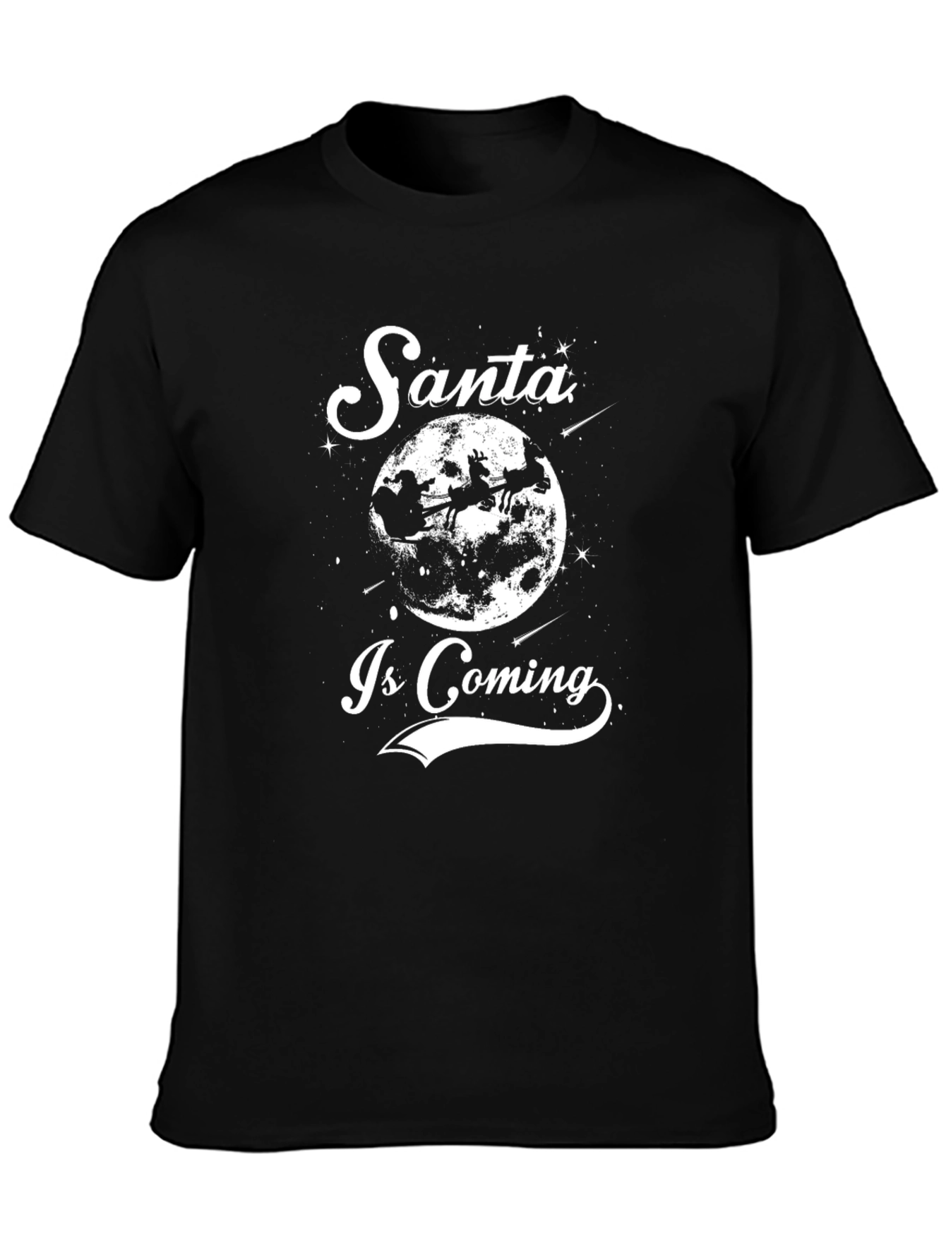 Santa Is Coming Christmas T-Shirt