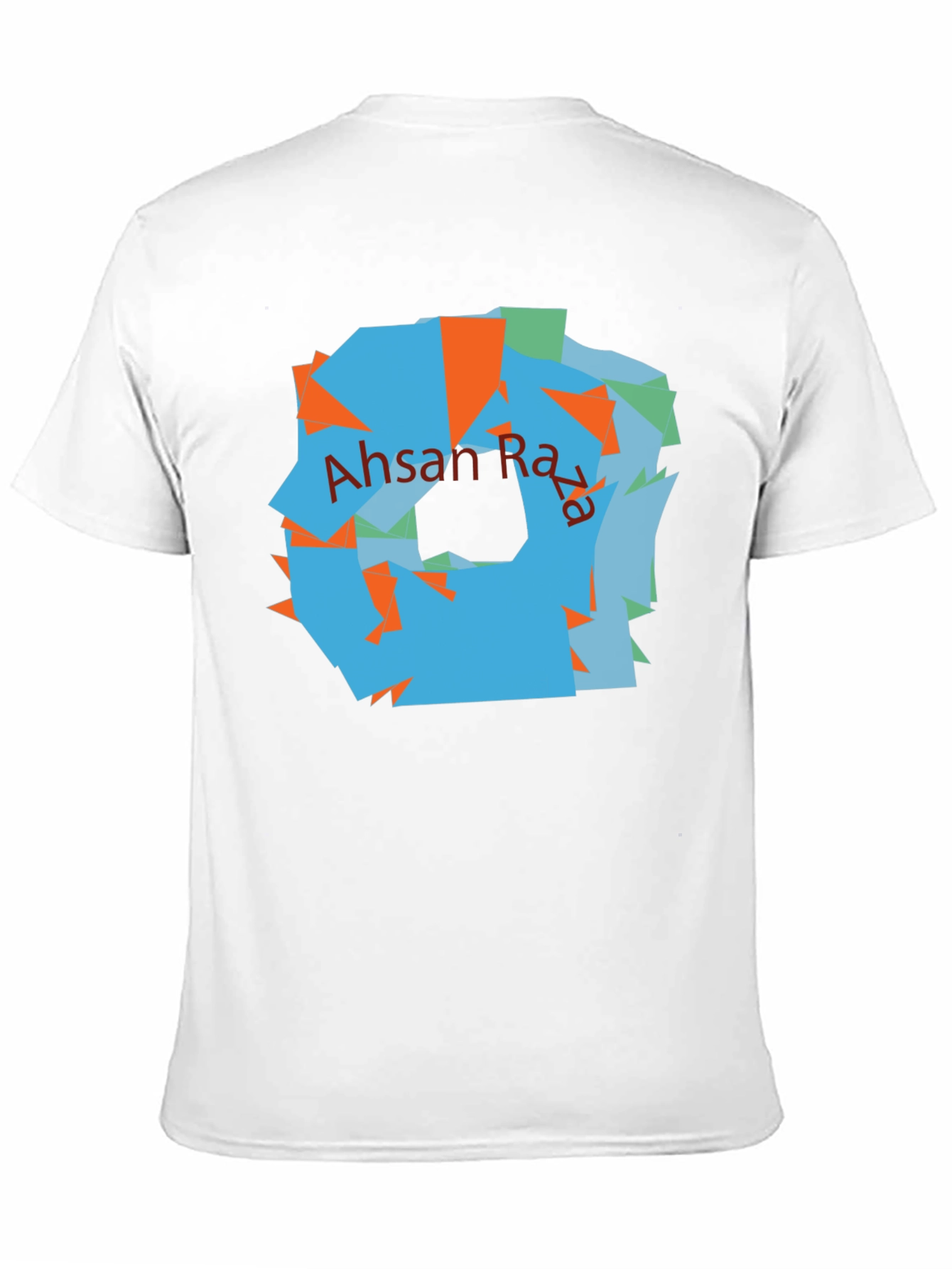 Abstract Art Black T-Shirt | Ahsan Raza Design