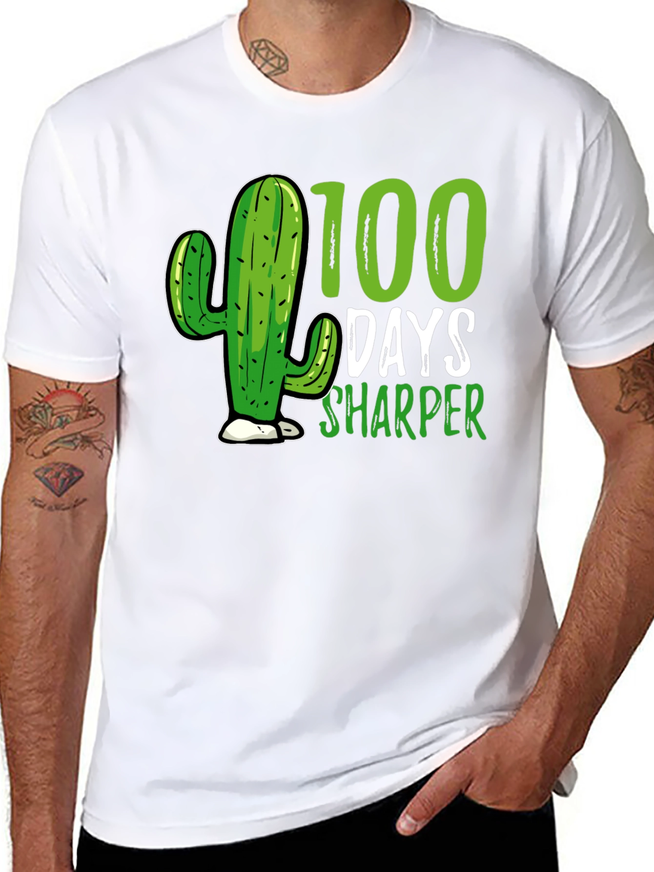 100 Days Sharper Cactus T-Shirt