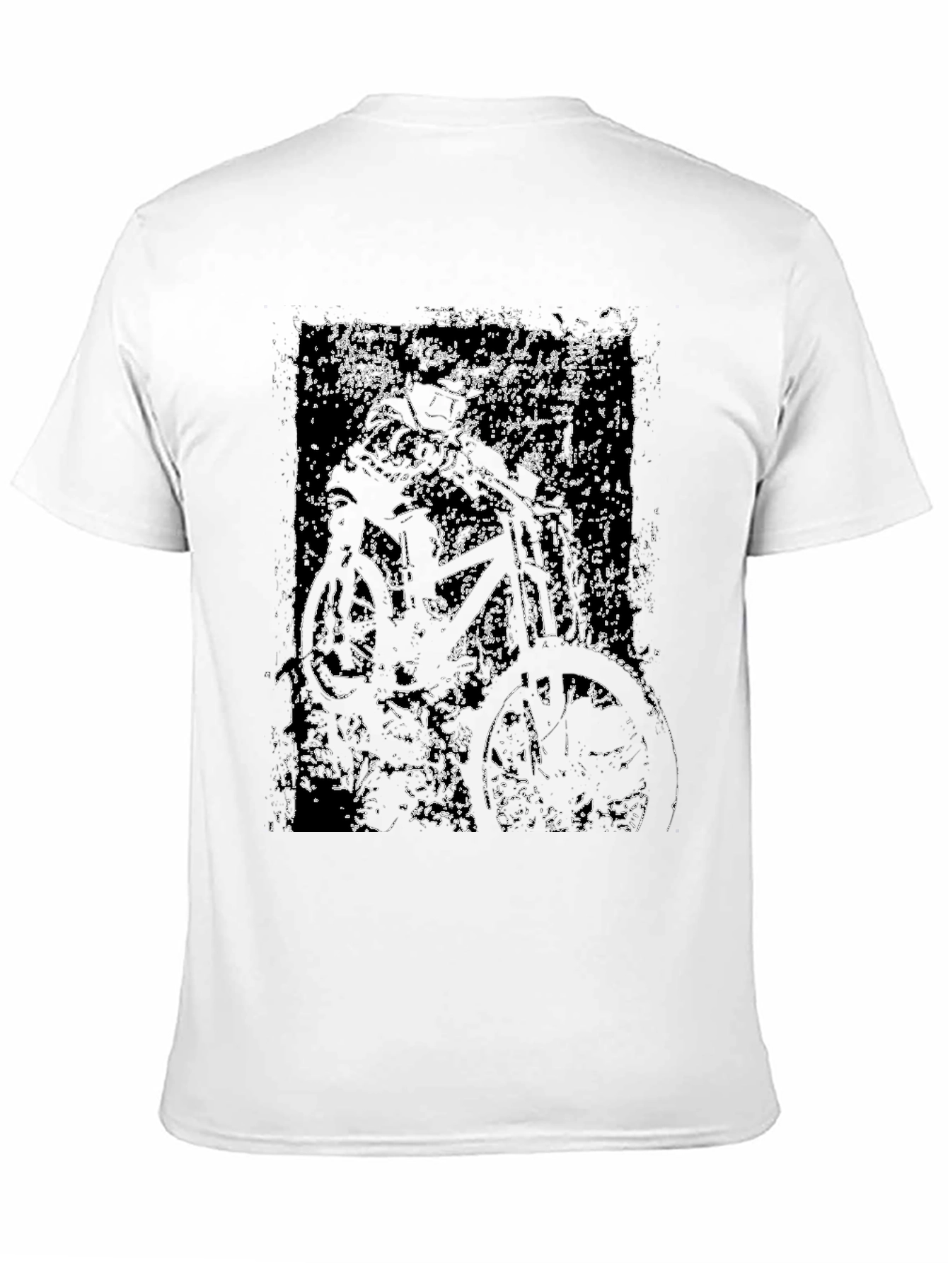 Abstract Bike Graphic Tee - Black