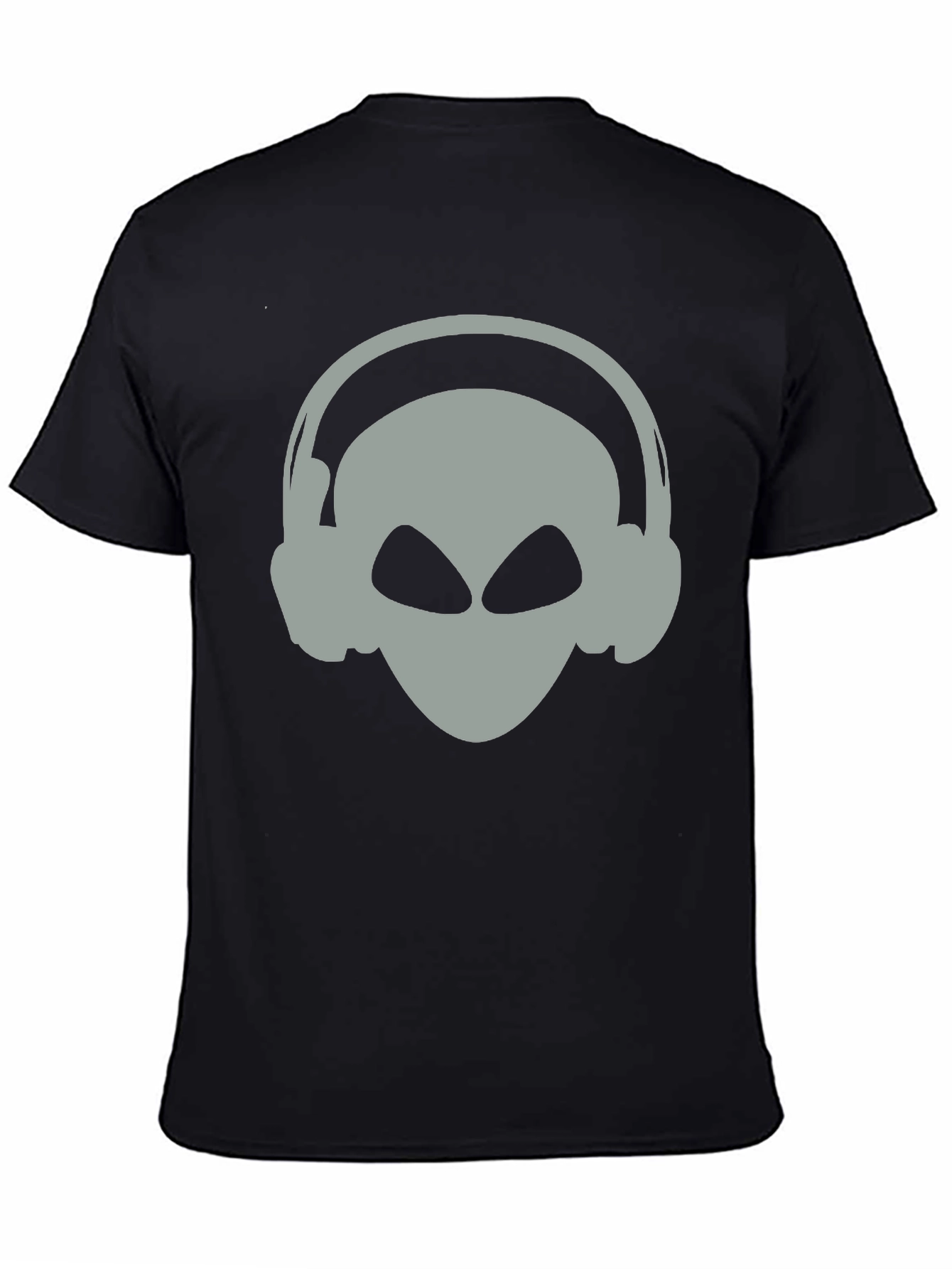 Alien DJ T-Shirt - Black Cotton Blend Tee