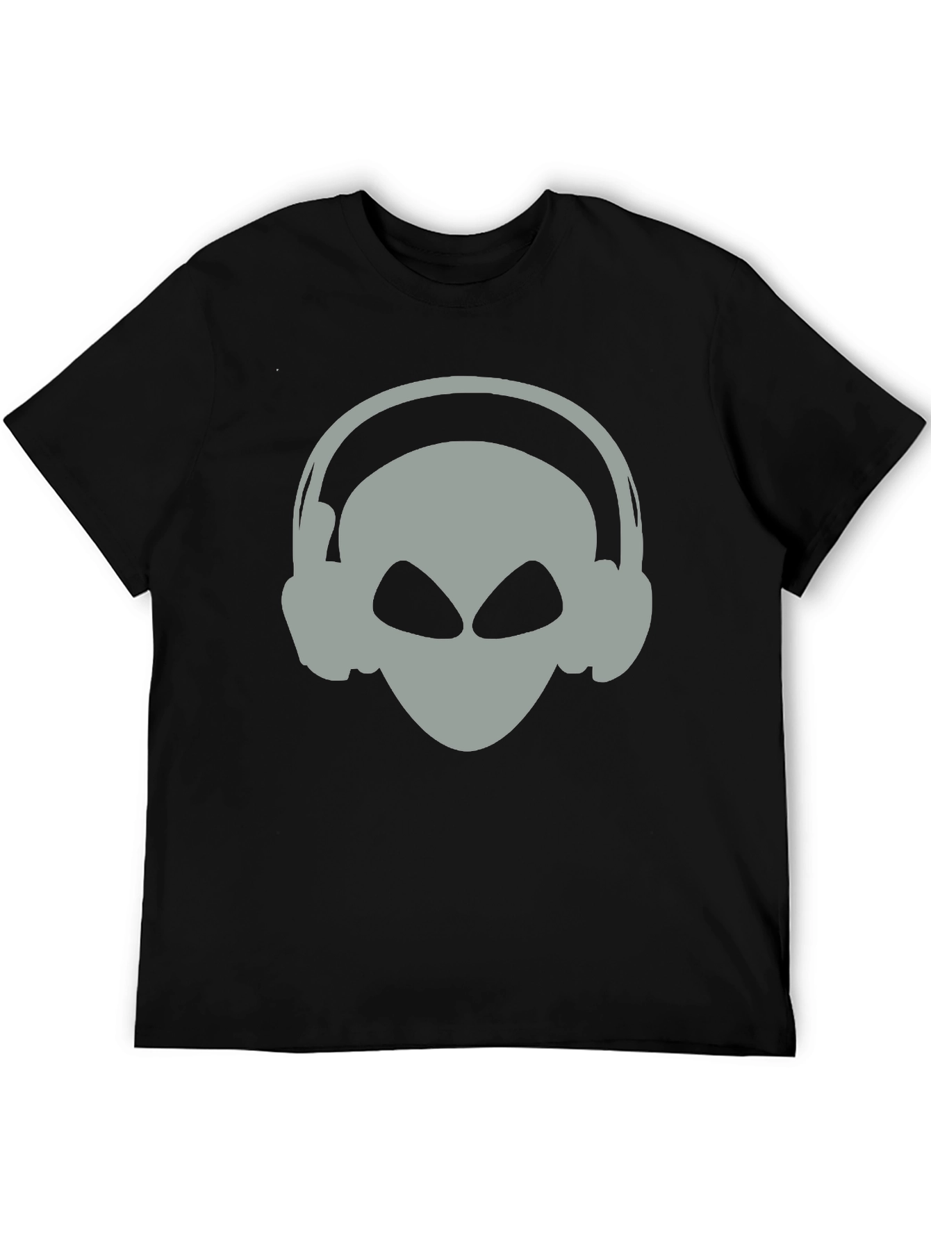 Alien DJ T-Shirt - Black Cotton Blend Tee