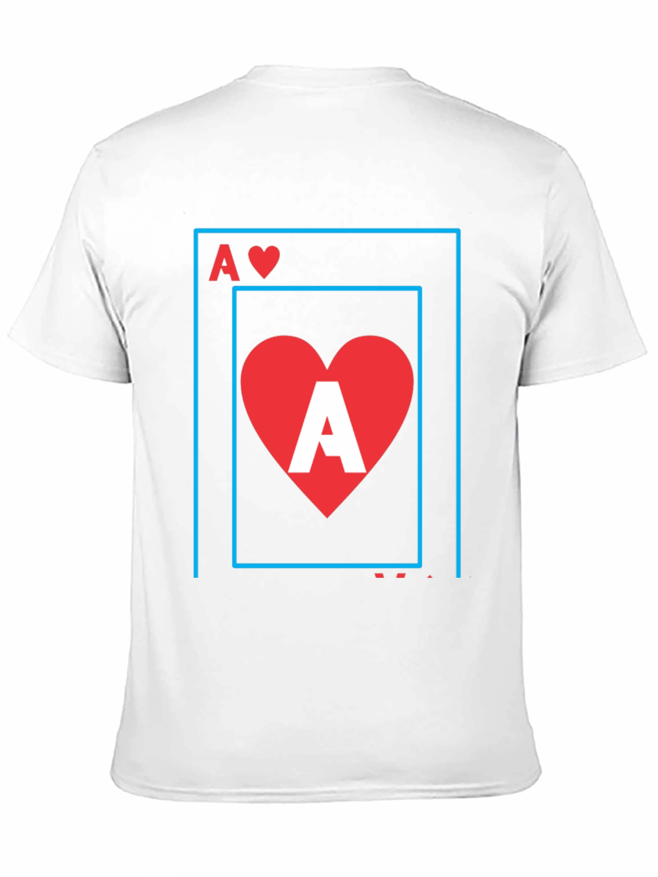 Ace of Hearts Graphic Tee - Stylish Black T-Shirt