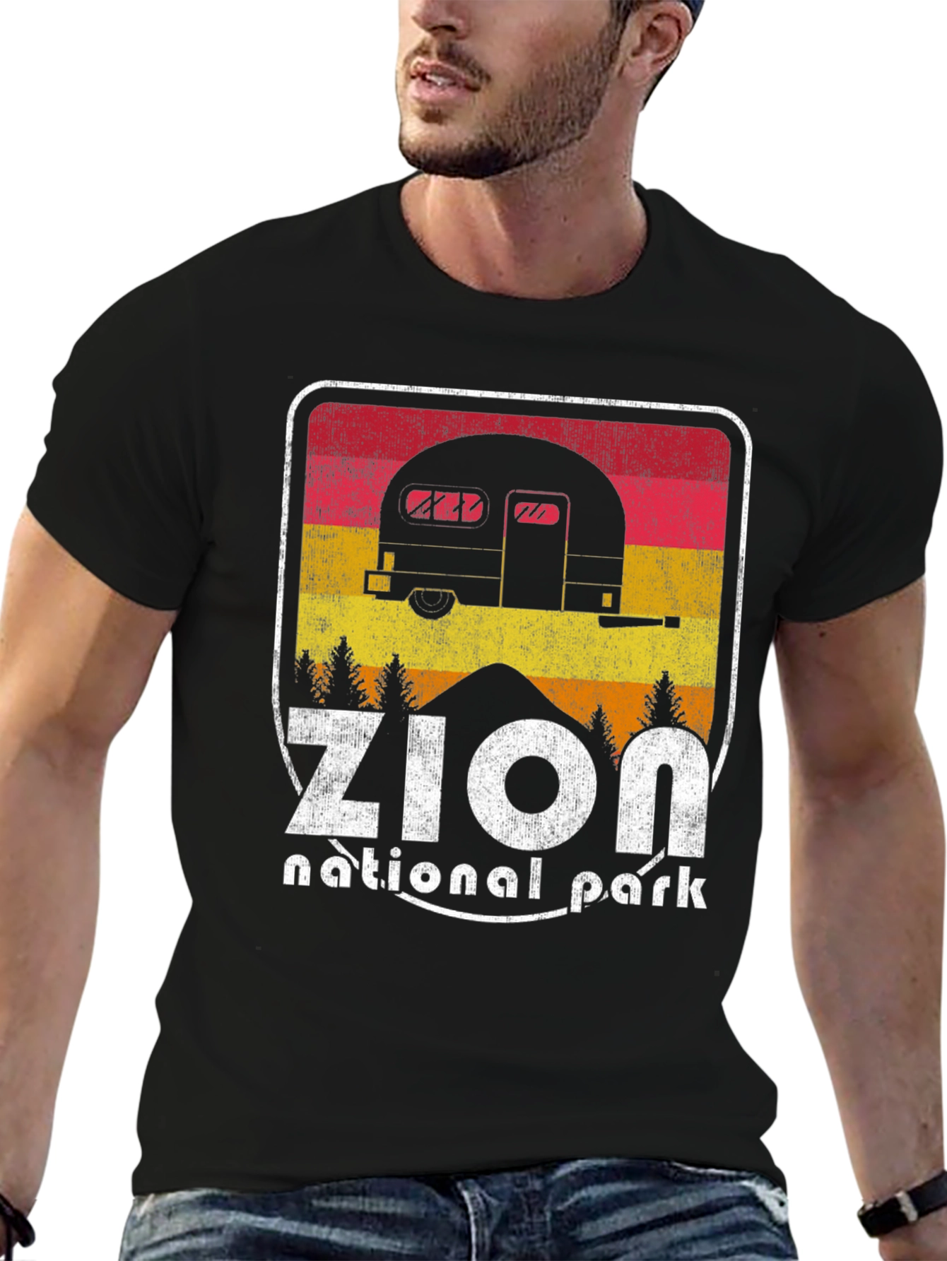 Zion National Park Retro Camper T-Shirt