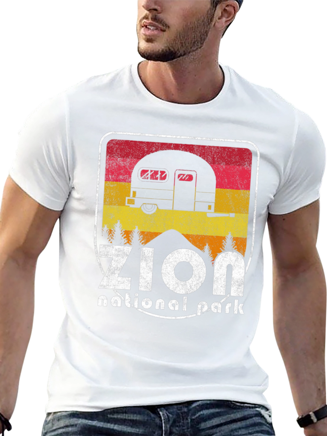 Zion National Park Retro Camper T-Shirt
