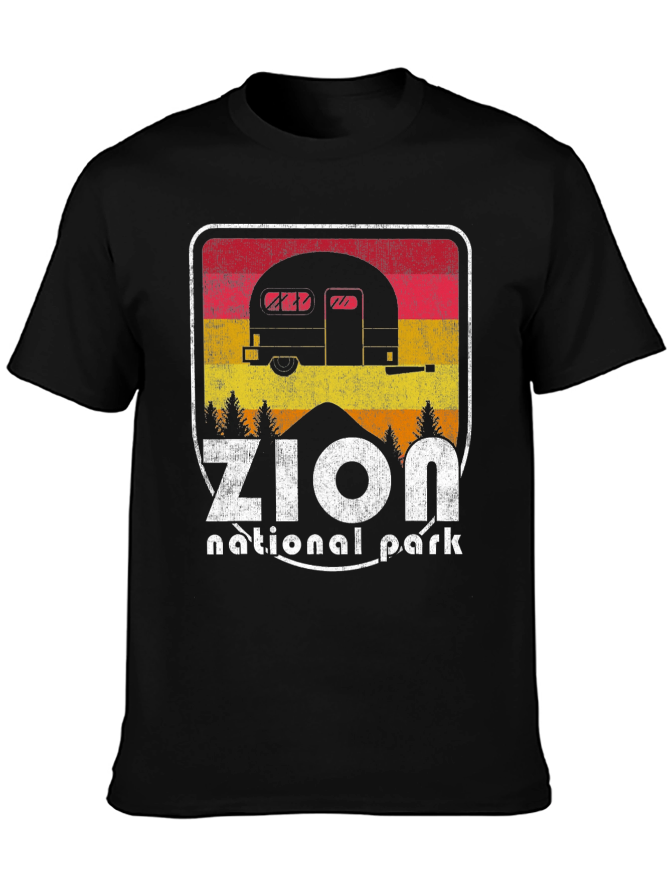Zion National Park Retro Camper T-Shirt