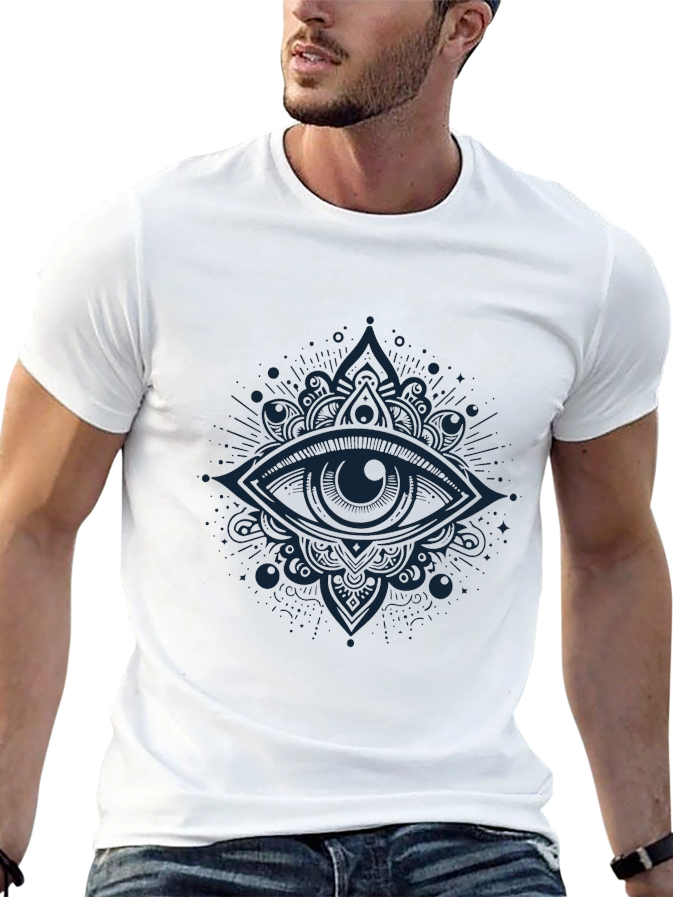 All Seeing Eye Graphic Tee - Black