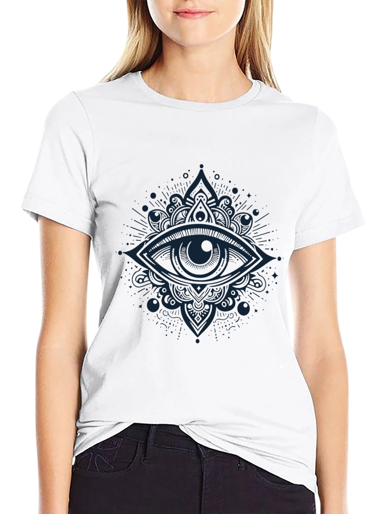 All Seeing Eye Graphic Tee - Black