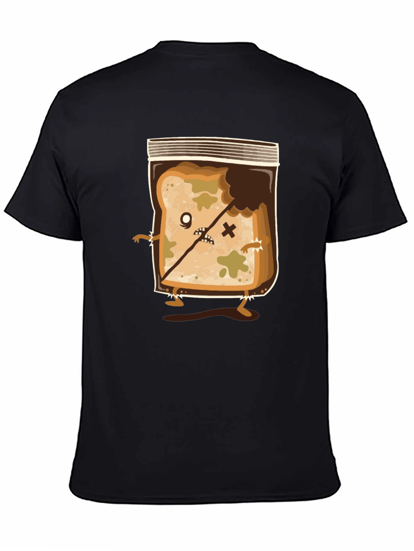 Zombie Moldy Bread Funny Graphic Tee