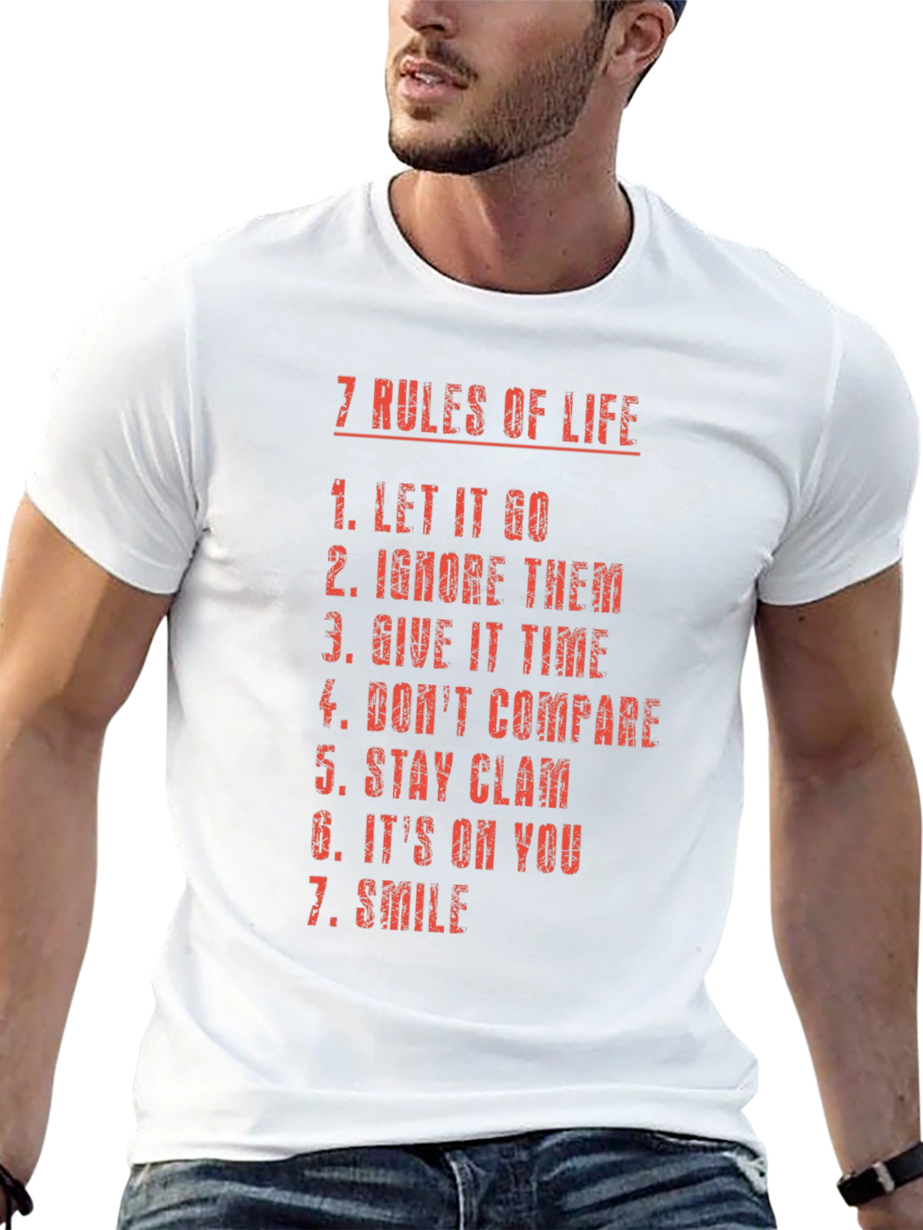7 Rules of Life Graphic T-Shirt