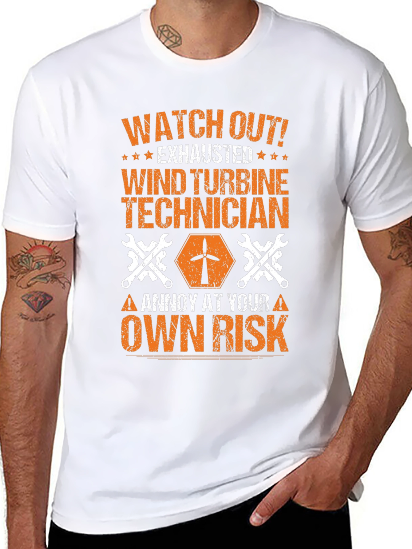Wind Turbine Technician T-Shirt: Annoy at Your Own Risk