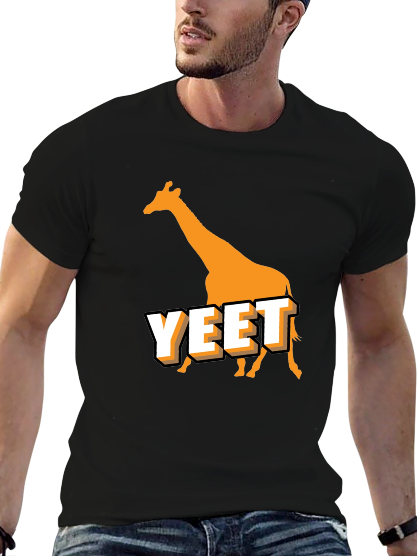 Yeet Giraffe T-Shirt - Funny Animal Tee