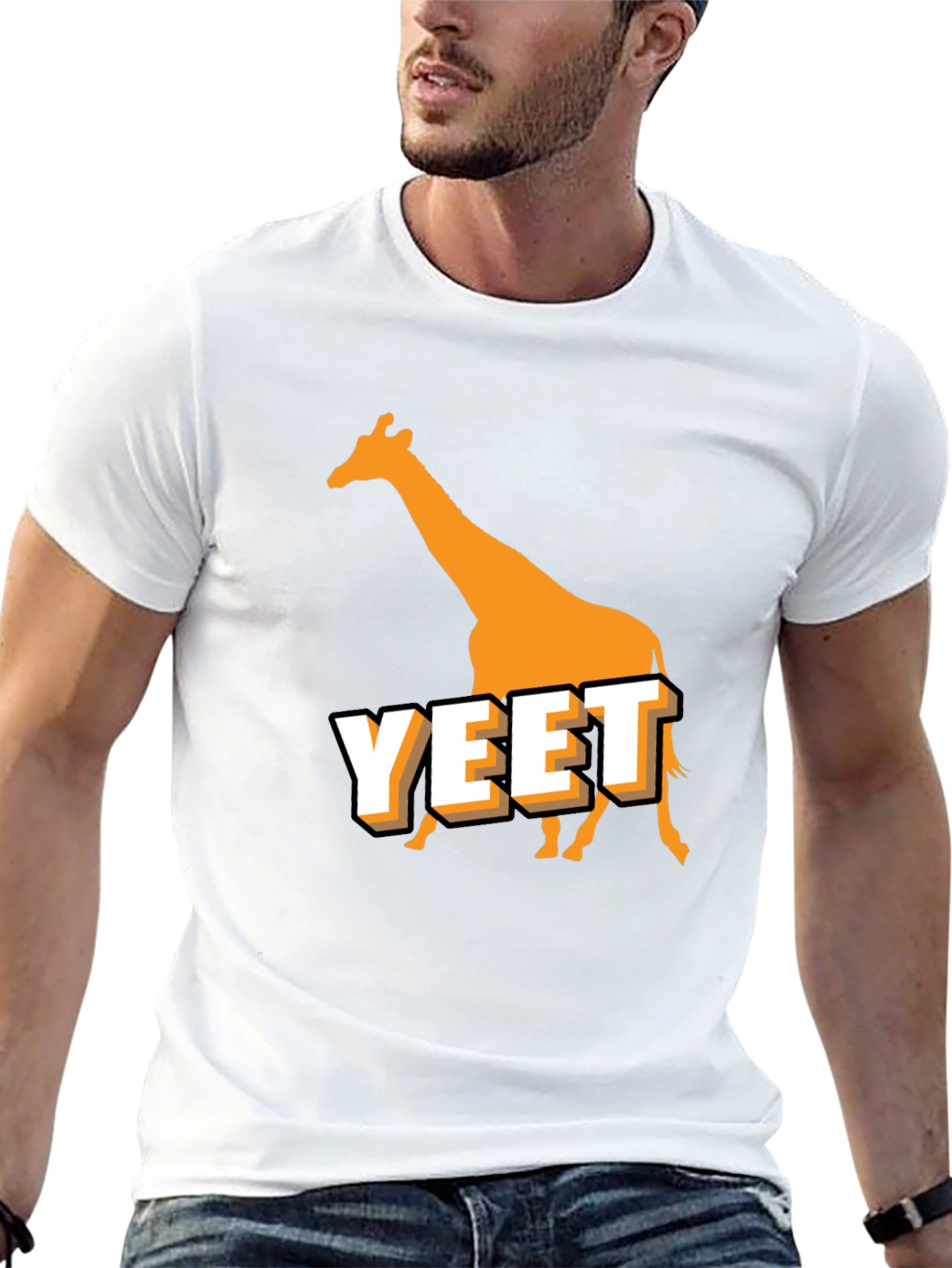 Yeet Giraffe T-Shirt - Funny Animal Tee
