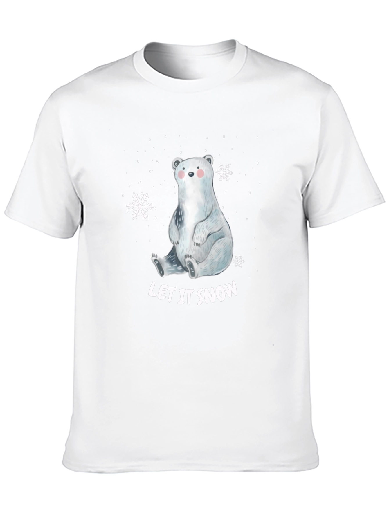 Winter Bear Graphic Tee - Let It Snow