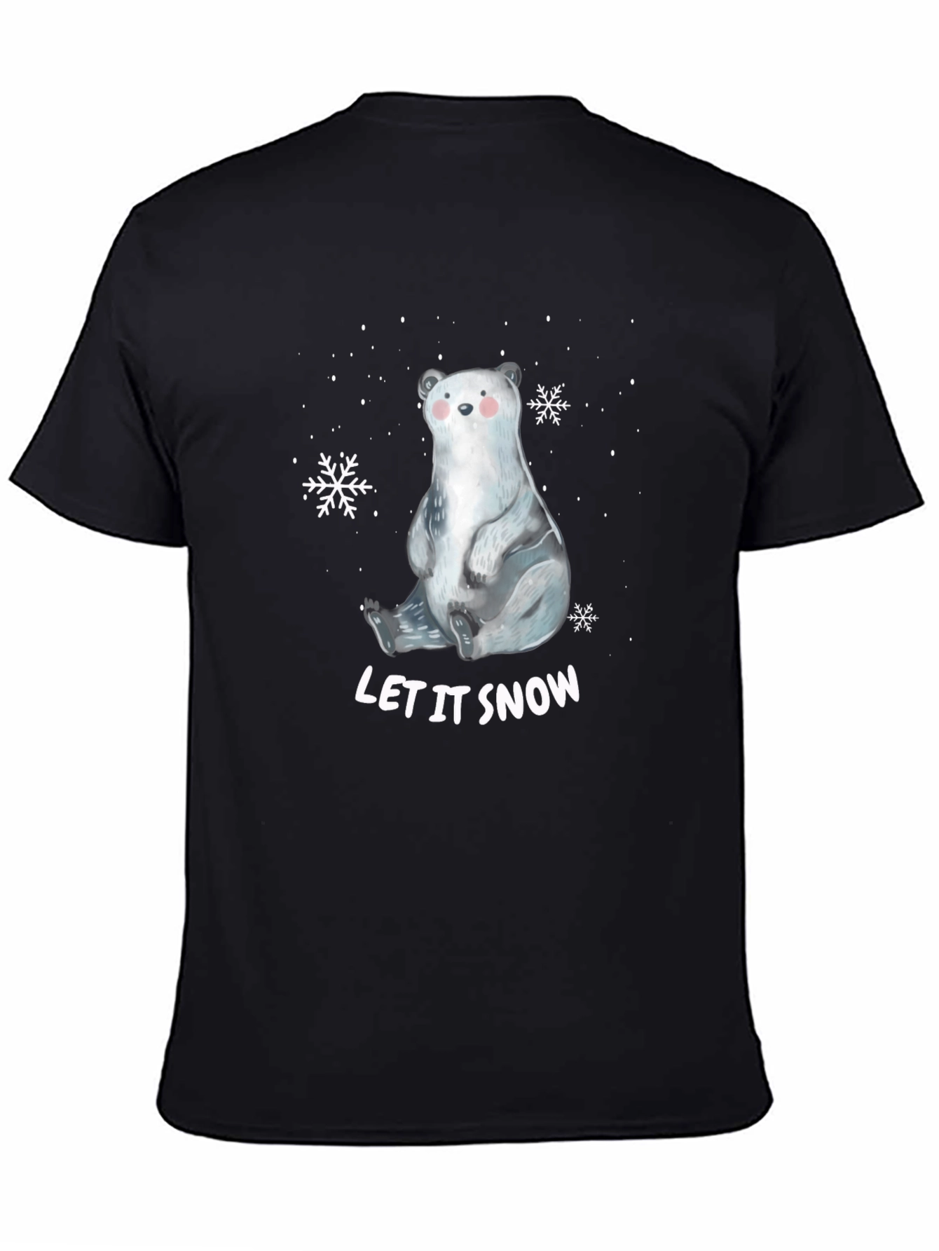 Winter Bear Graphic Tee - Let It Snow
