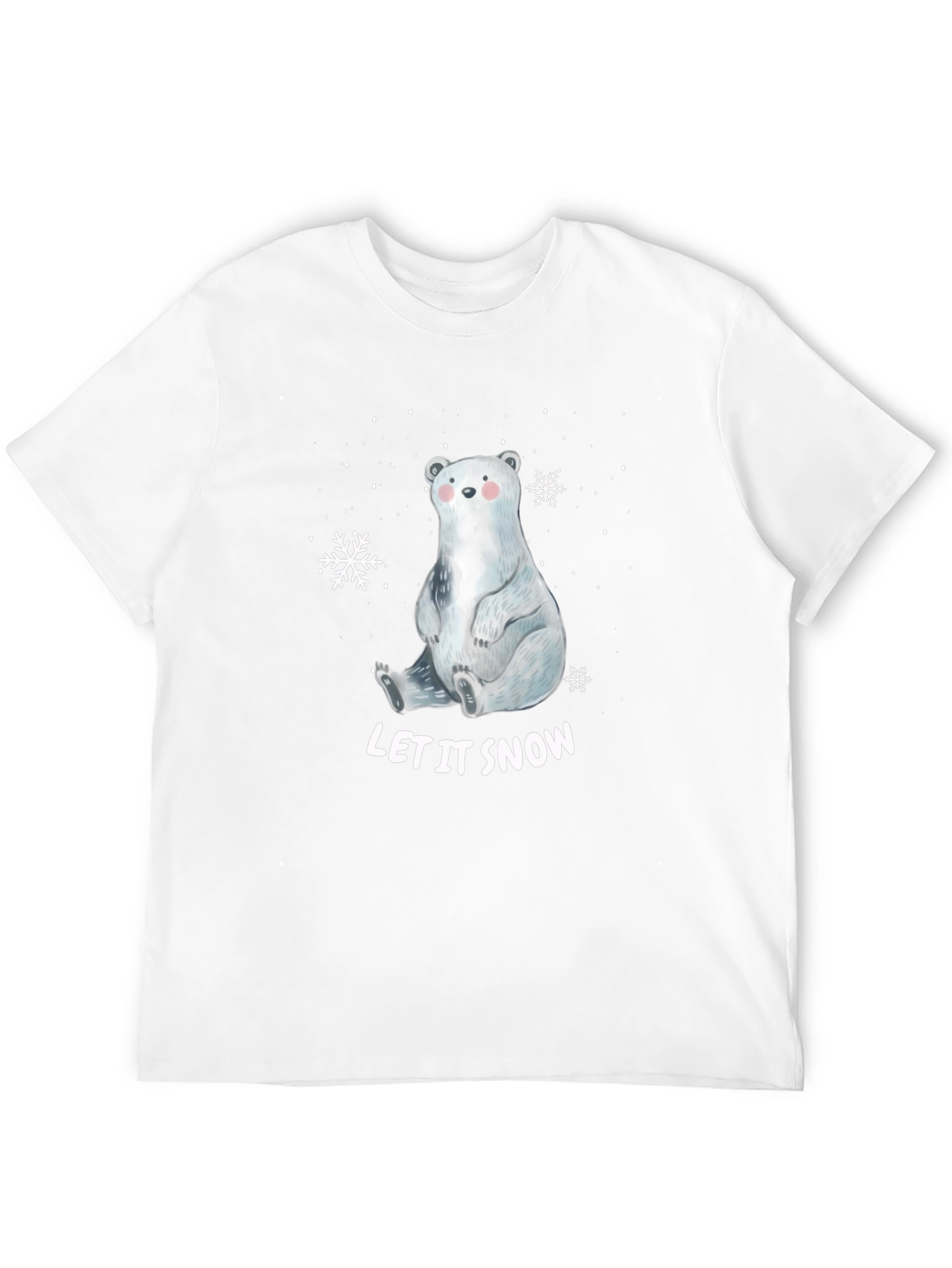Winter Bear Graphic Tee - Let It Snow
