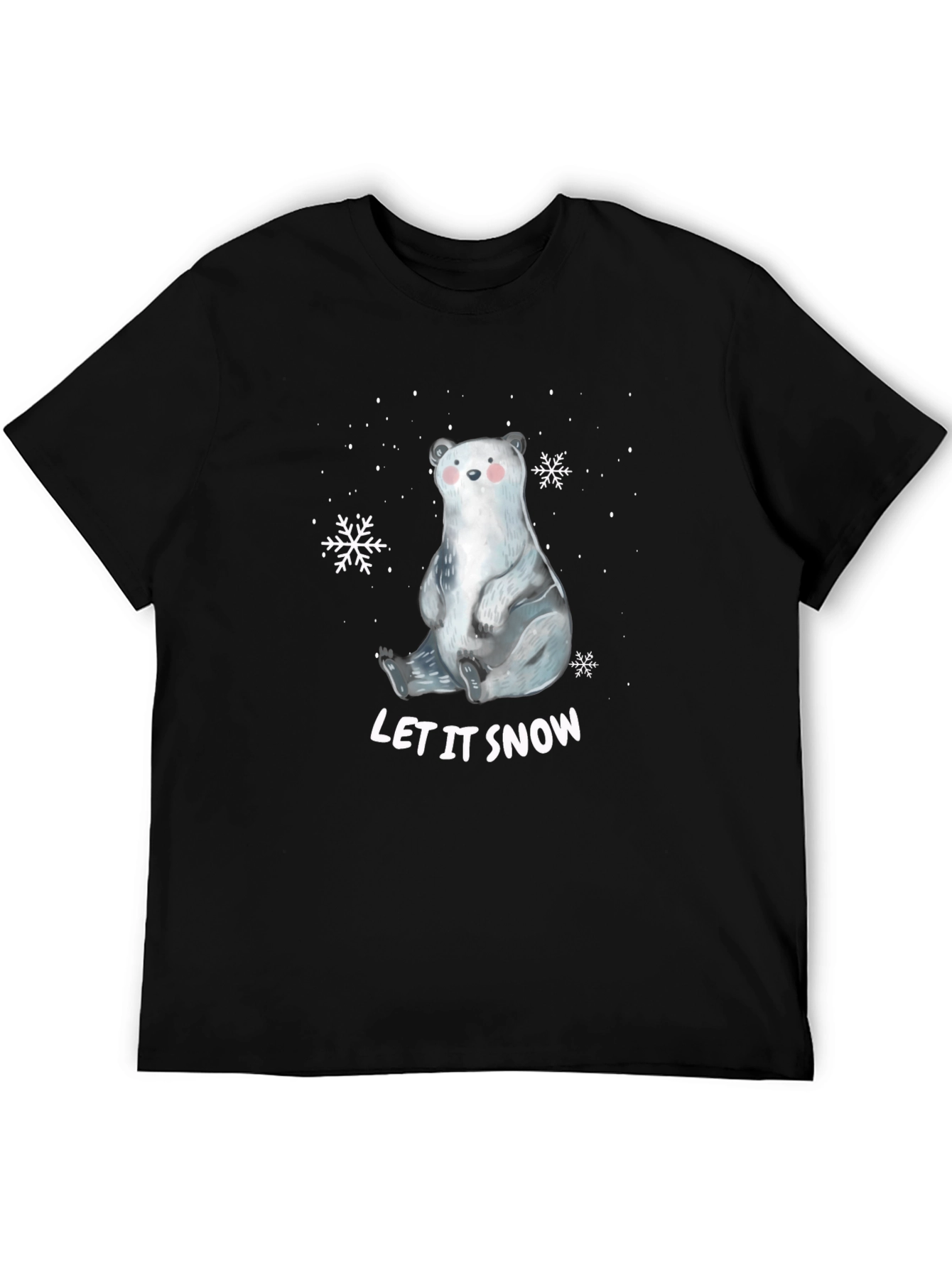 Winter Bear Graphic Tee - Let It Snow
