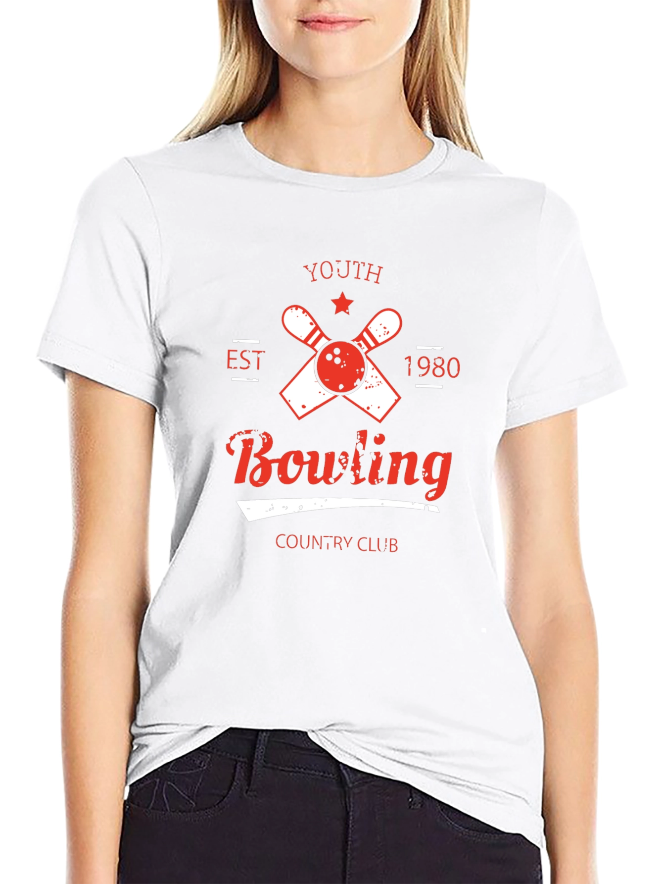 Youth Bowling Country Club Black T-Shirt