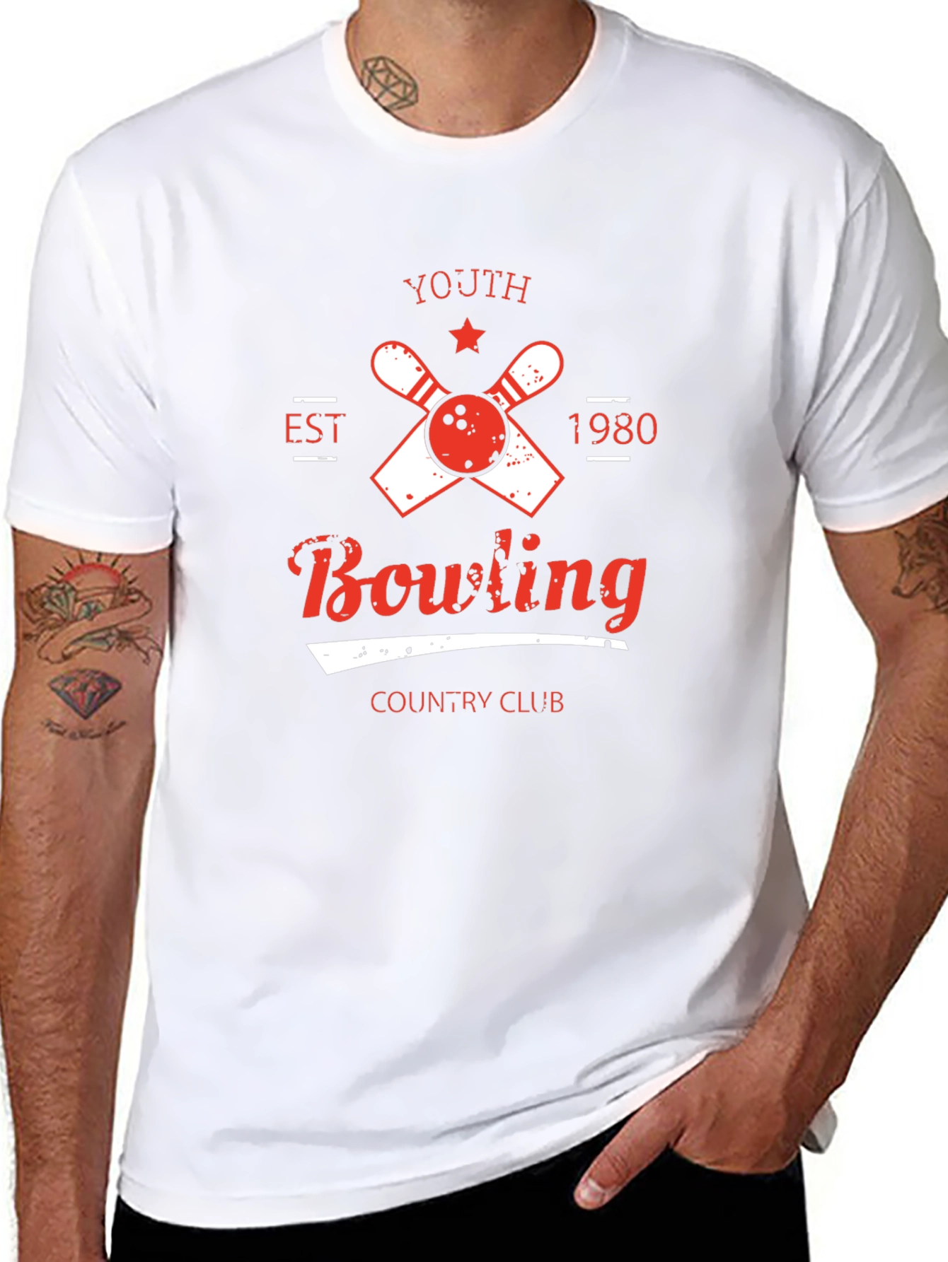 Youth Bowling Country Club Black T-Shirt