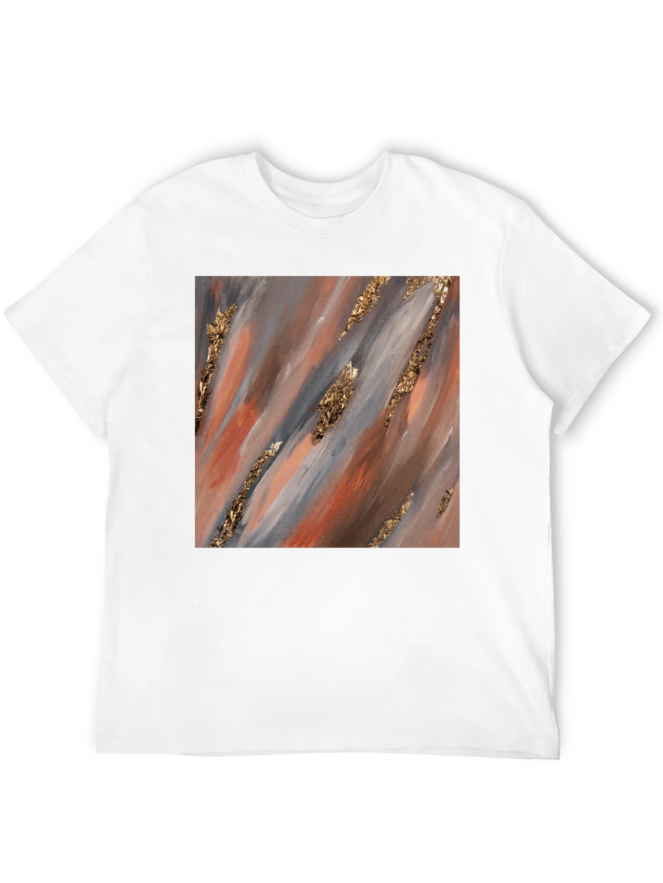 Abstract Gold Accent T-Shirt