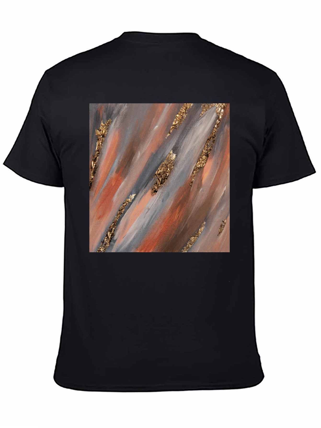 Abstract Gold Accent T-Shirt