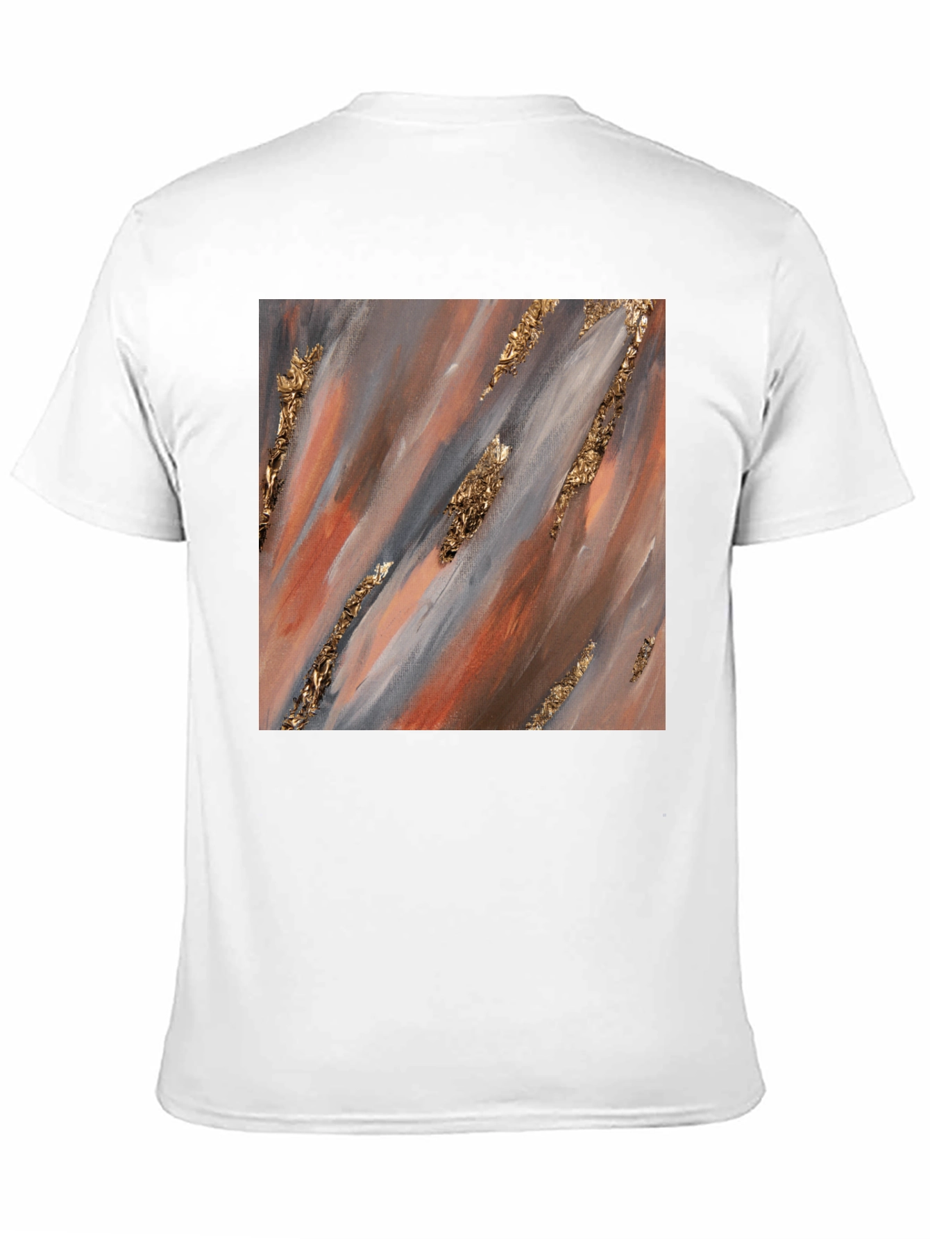 Abstract Gold Accent T-Shirt