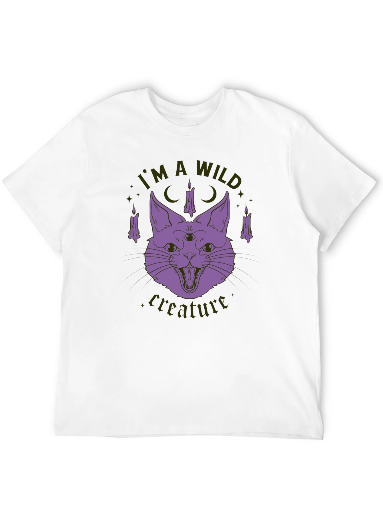 Wild Creature Cat Graphic Tee