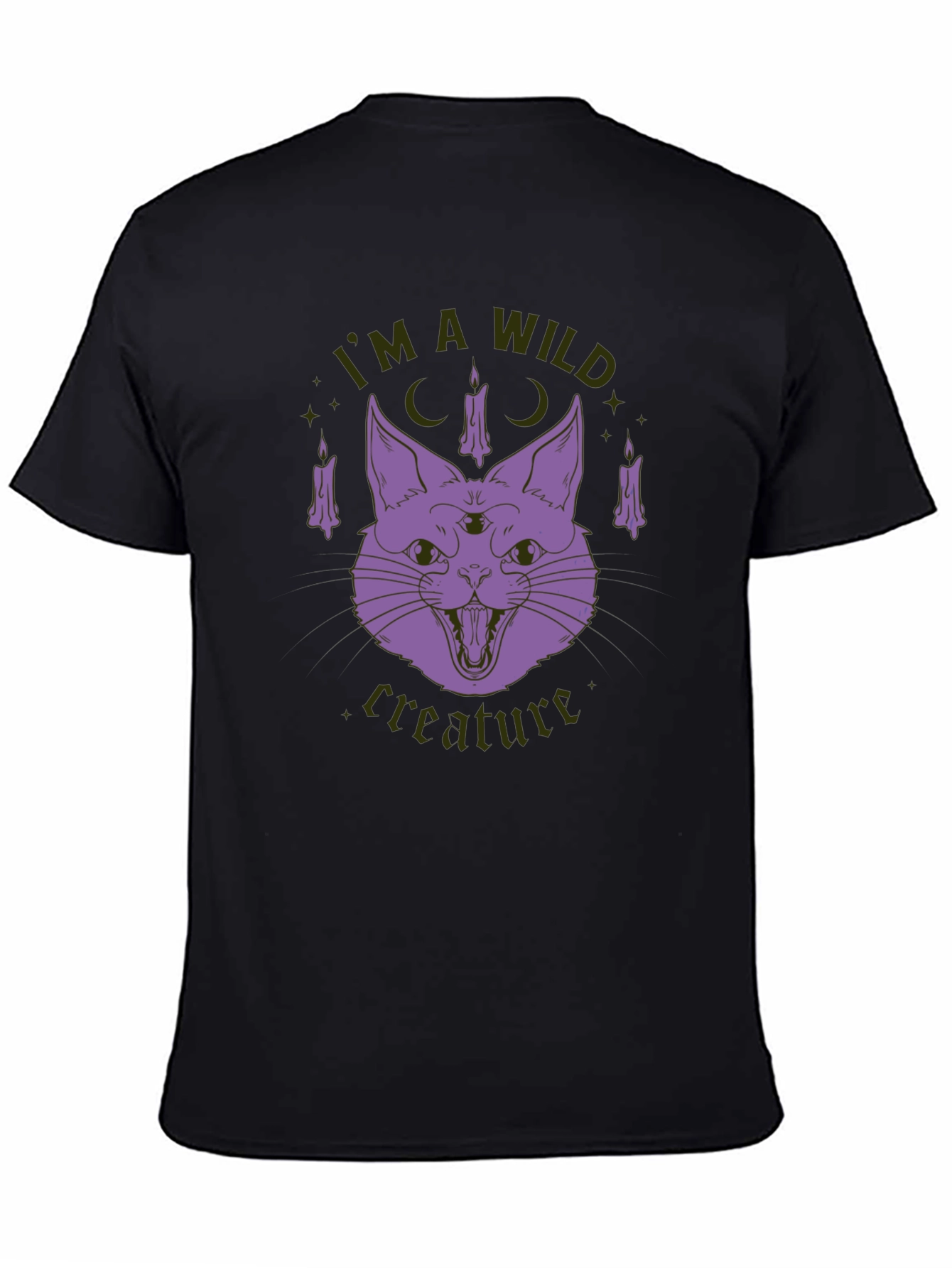 Wild Creature Cat Graphic Tee