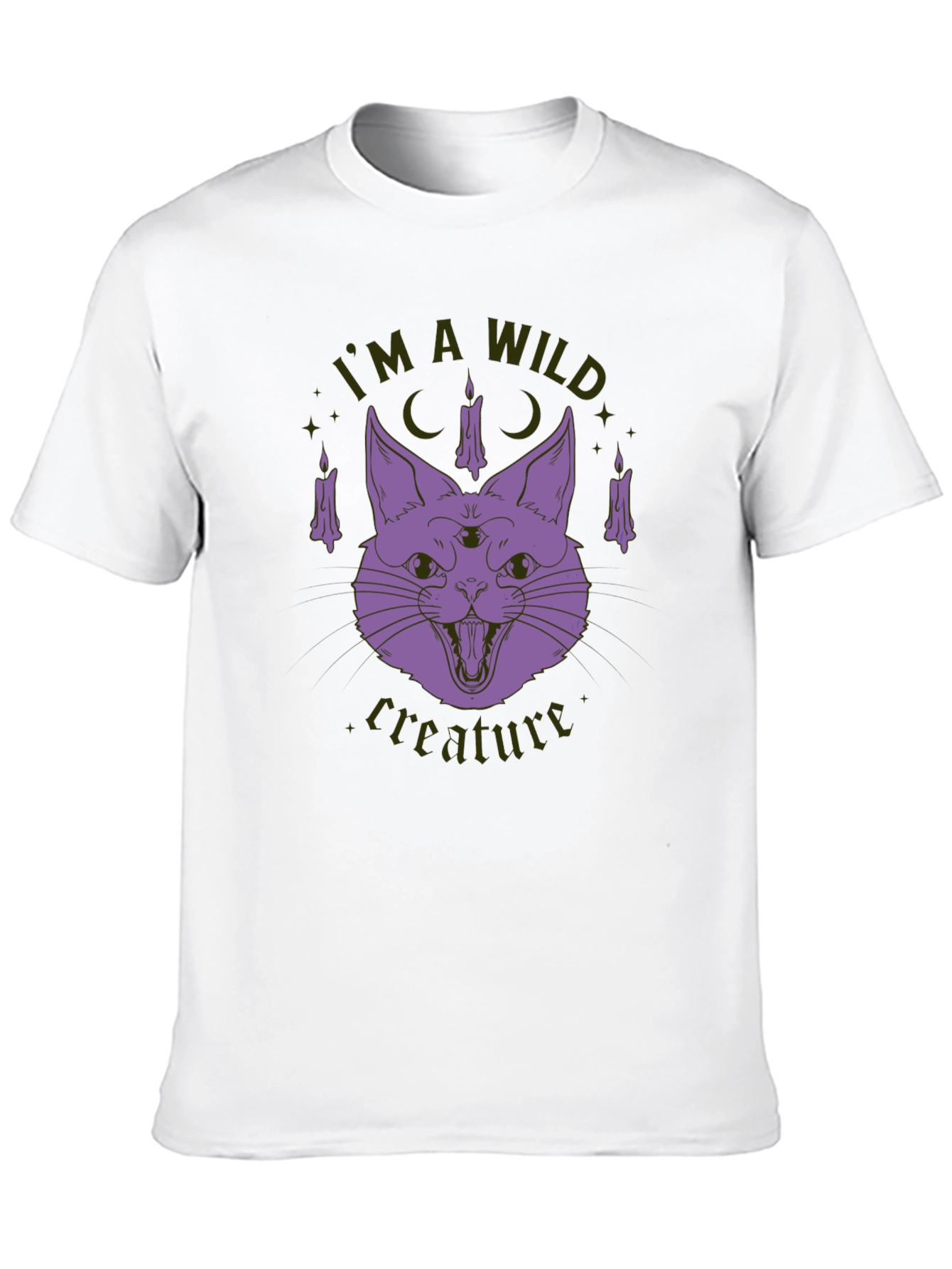 Wild Creature Cat Graphic Tee