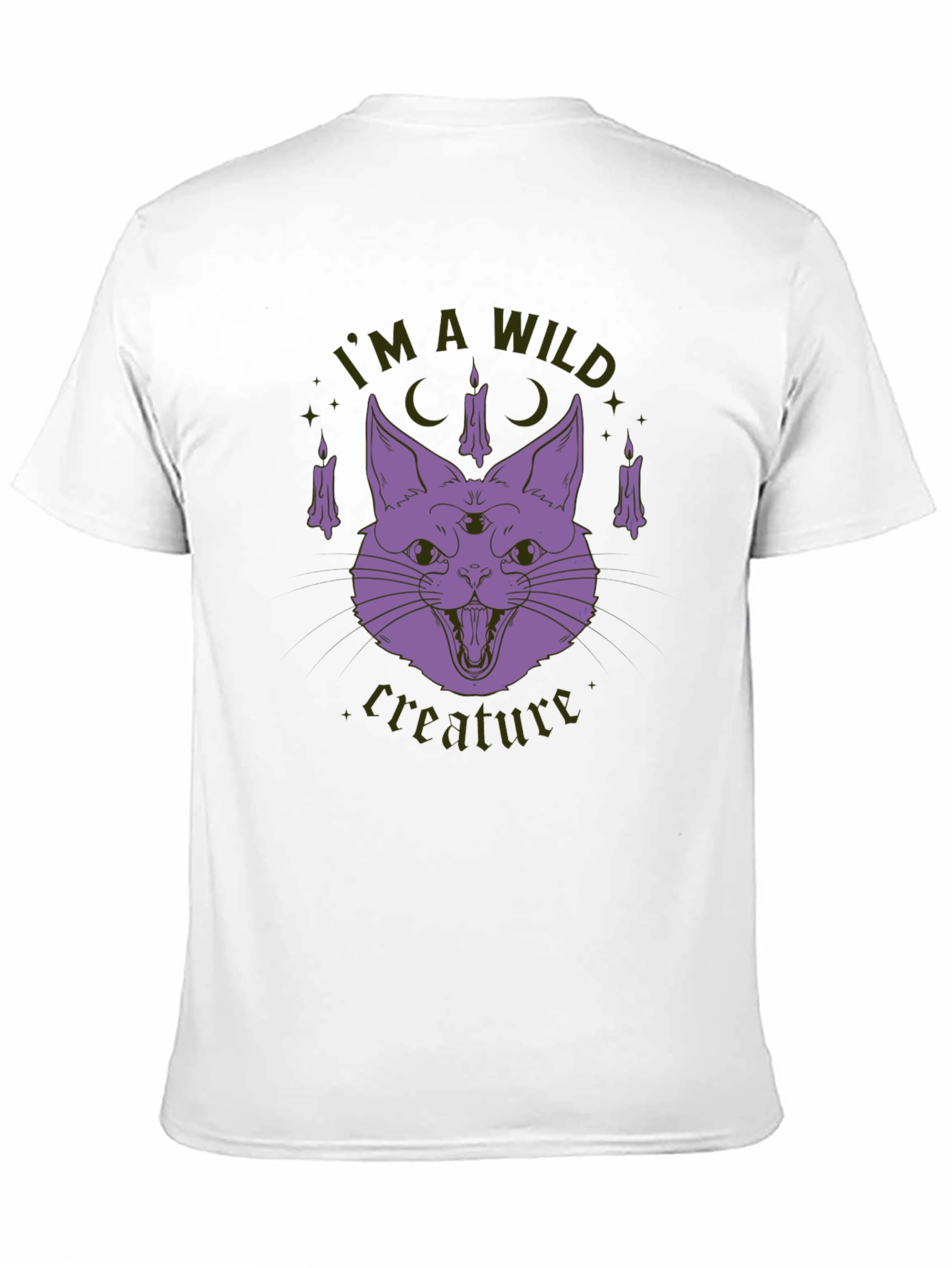 Wild Creature Cat Graphic Tee