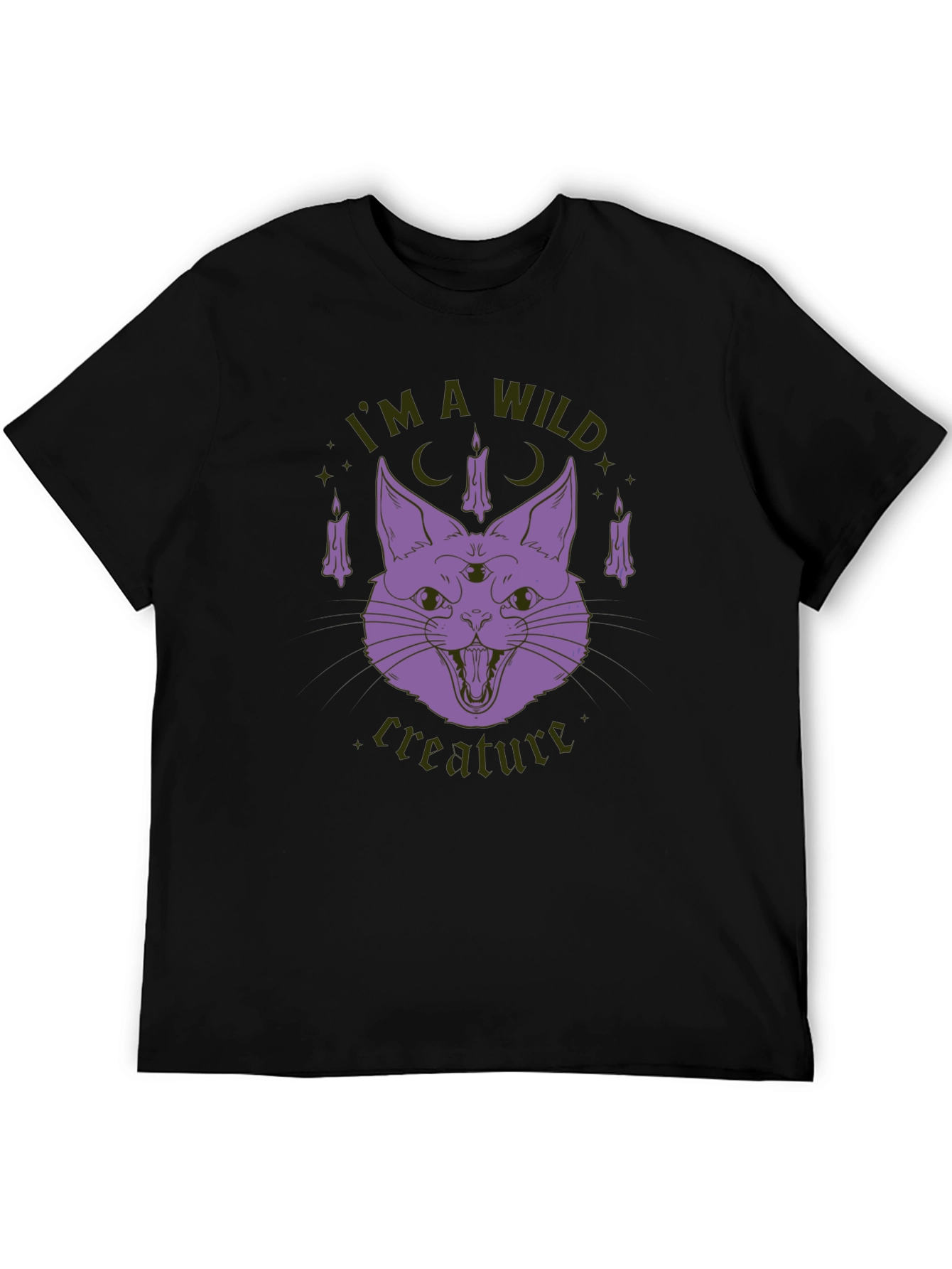 Wild Creature Cat Graphic Tee