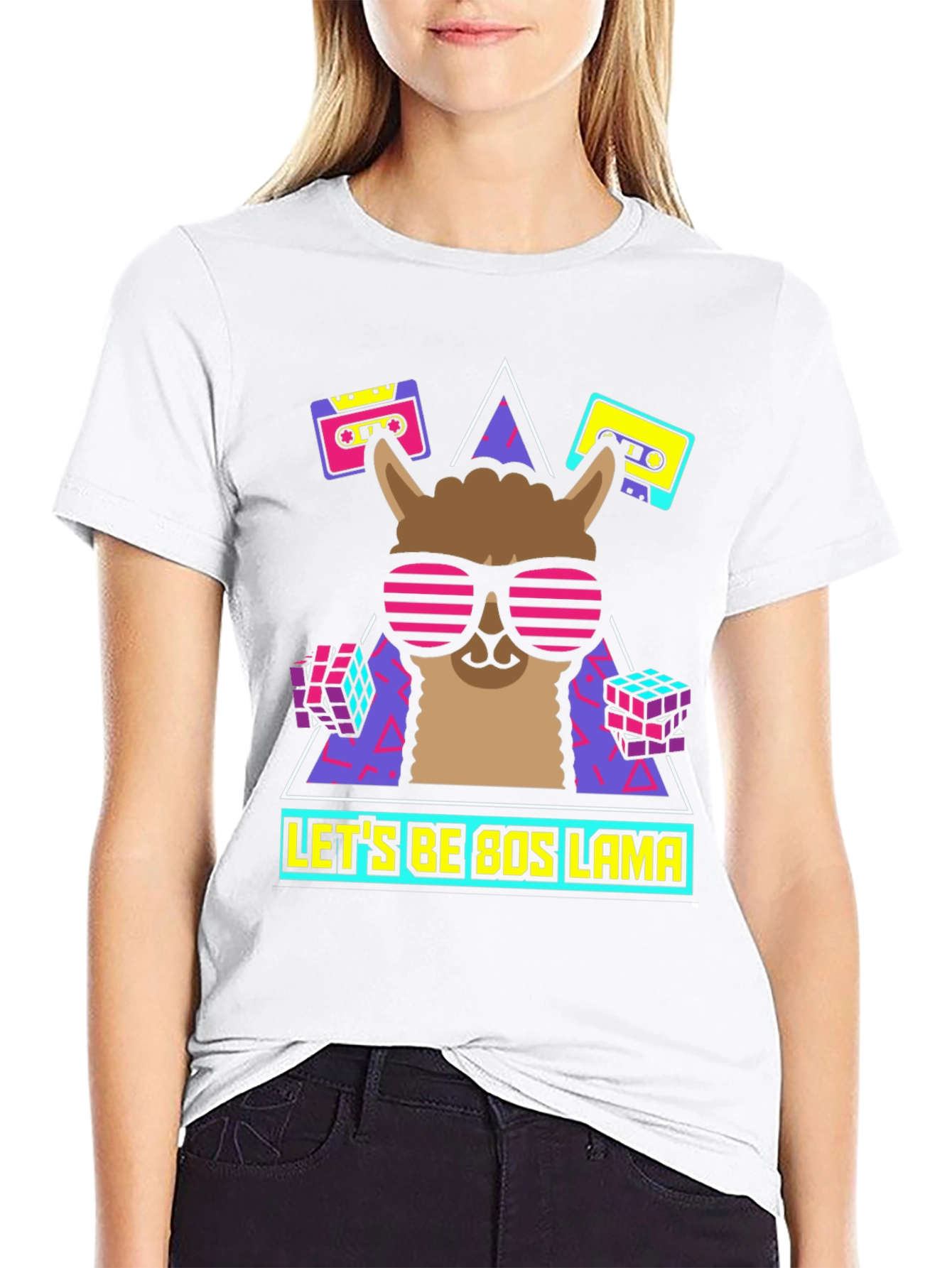80s Llama T-Shirt - Retro Style