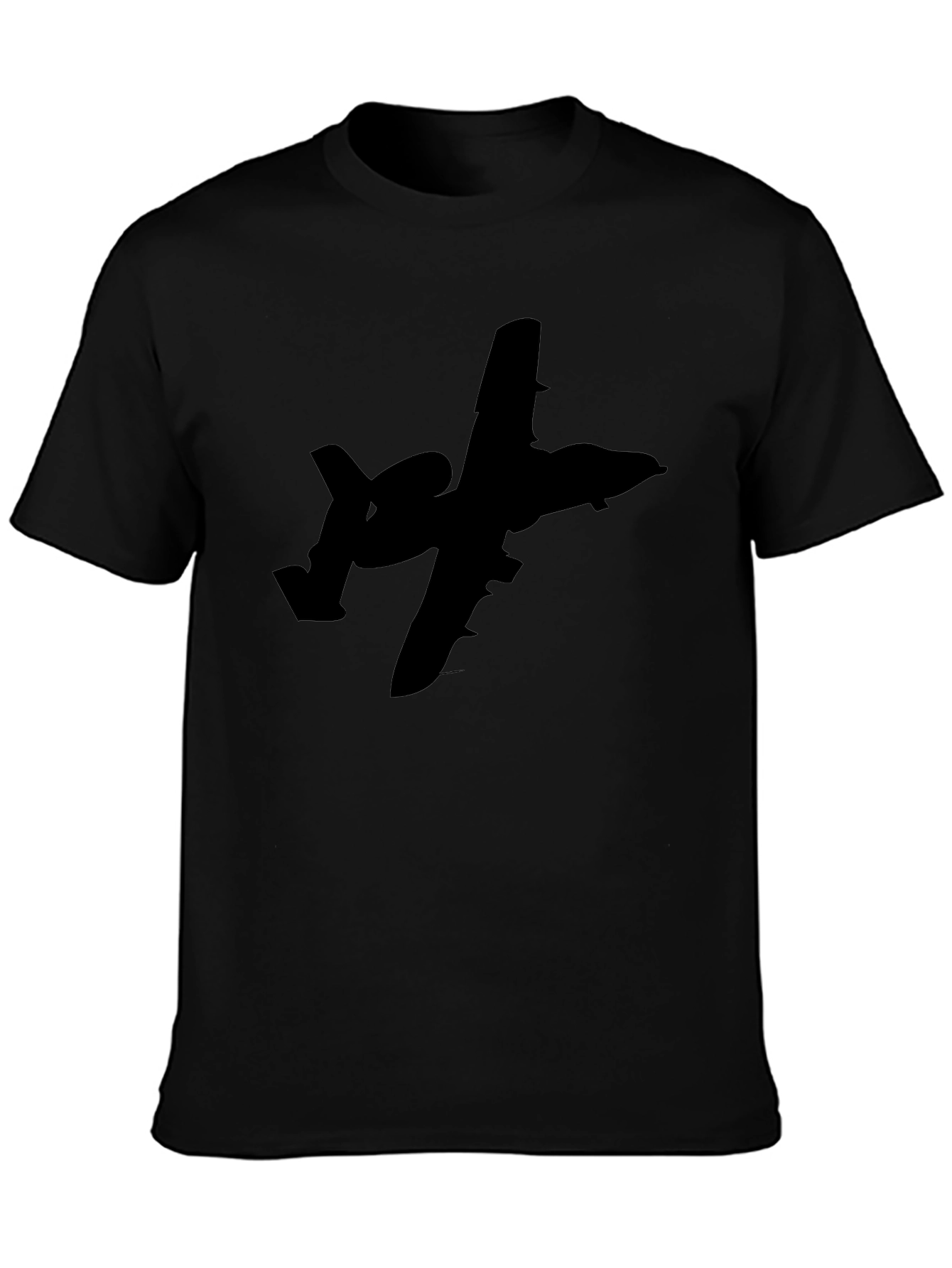 A-10 Warthog Silhouette Black T-Shirt