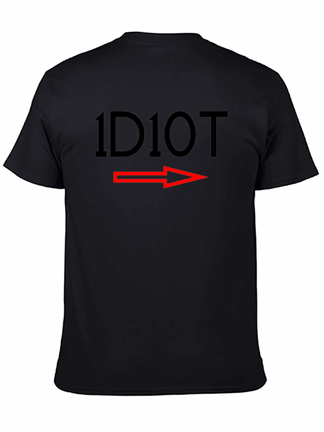 1D10T Funny Graphic T-Shirt