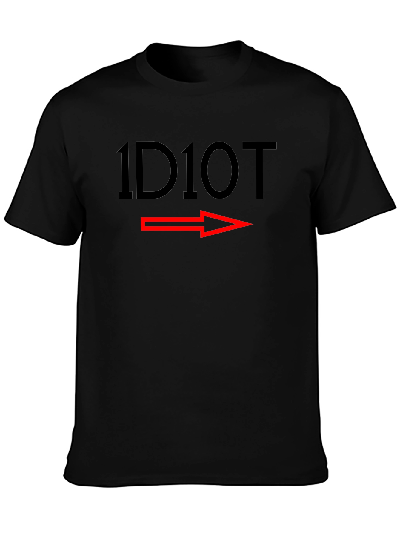 1D10T Funny Graphic T-Shirt