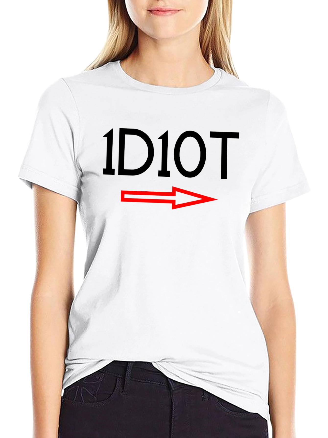 1D10T Funny Graphic T-Shirt