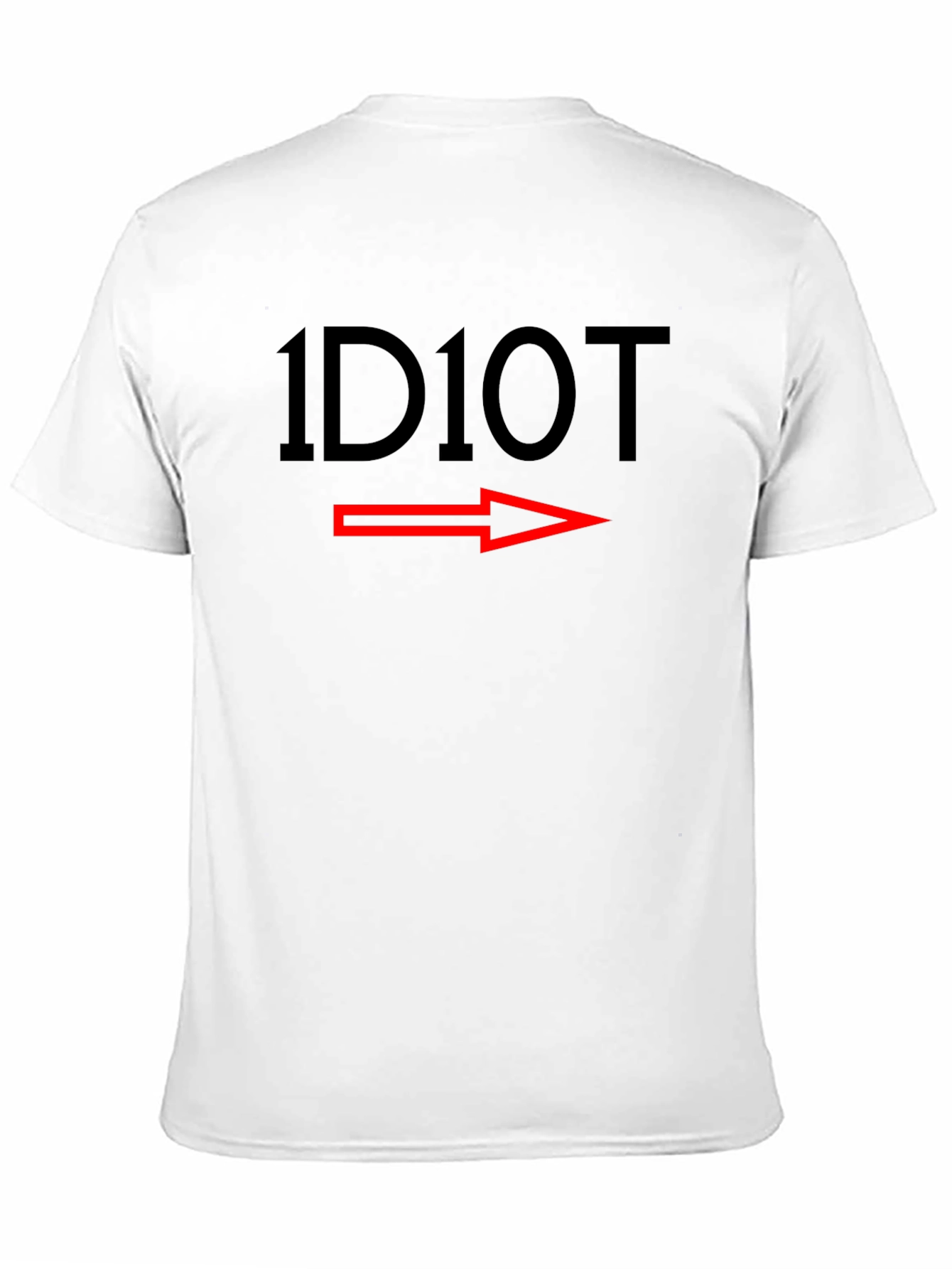 1D10T Funny Graphic T-Shirt