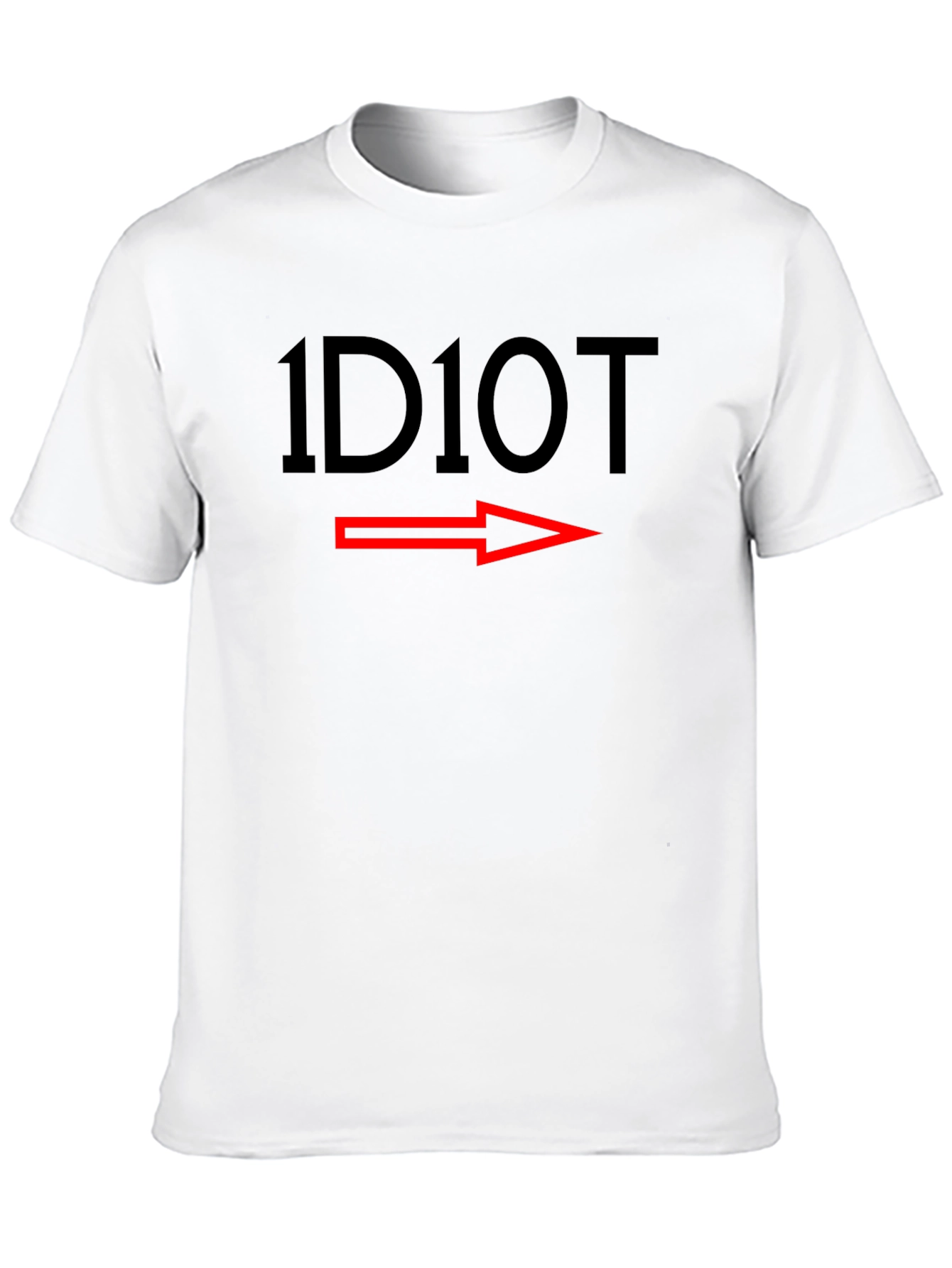 1D10T Funny Graphic T-Shirt