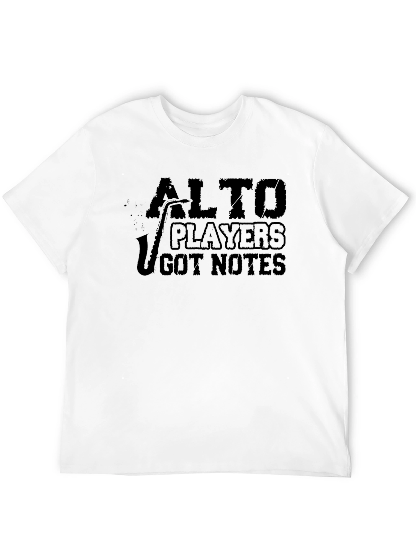 Alto Players Got Notes Black T-Shirt
