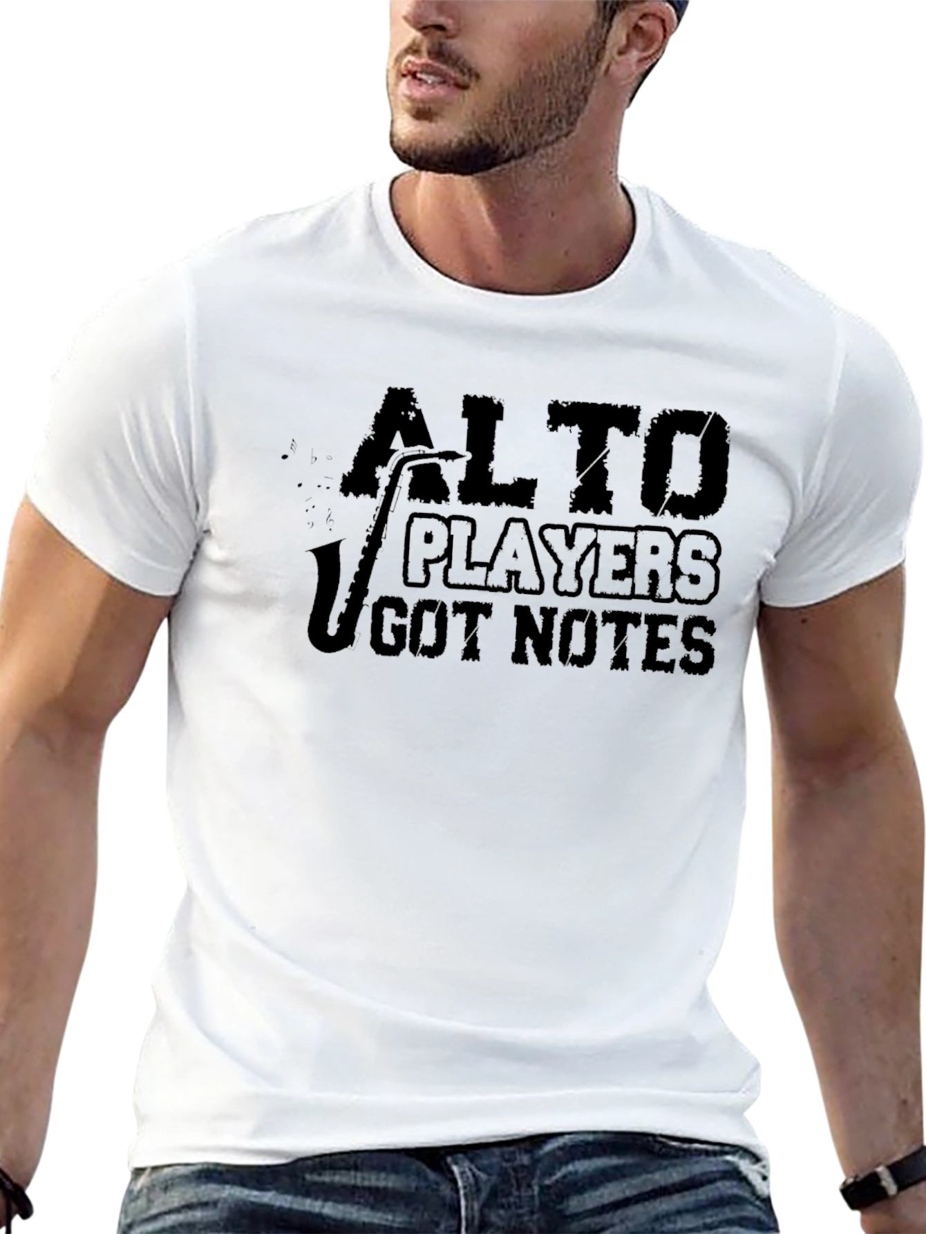 Alto Players Got Notes Black T-Shirt