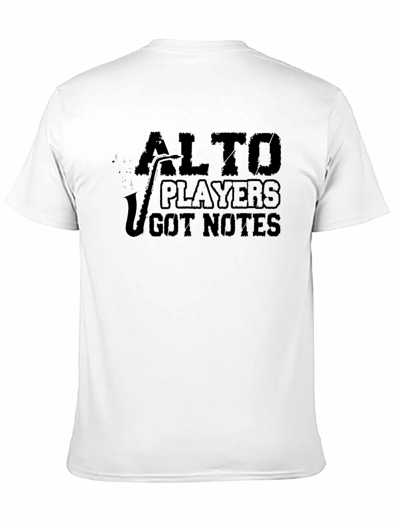 Alto Players Got Notes Black T-Shirt